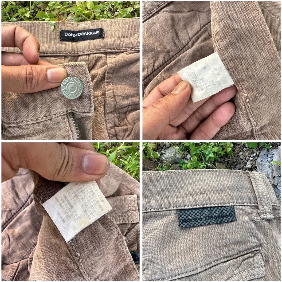 Japanese Brand W32 L31 🔥 VINTAGE DOPE+DRAKKAR CURVE/BANANA LEGS BUSH PANTS Size US 32 / EU 48 - 13 Thumbnail