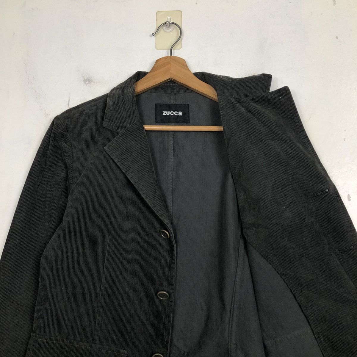 Issey Miyake 💥Vintage Chore Jacket Zucca Corduroy Blazer Size L / US 10 / IT 46 - 14 Thumbnail