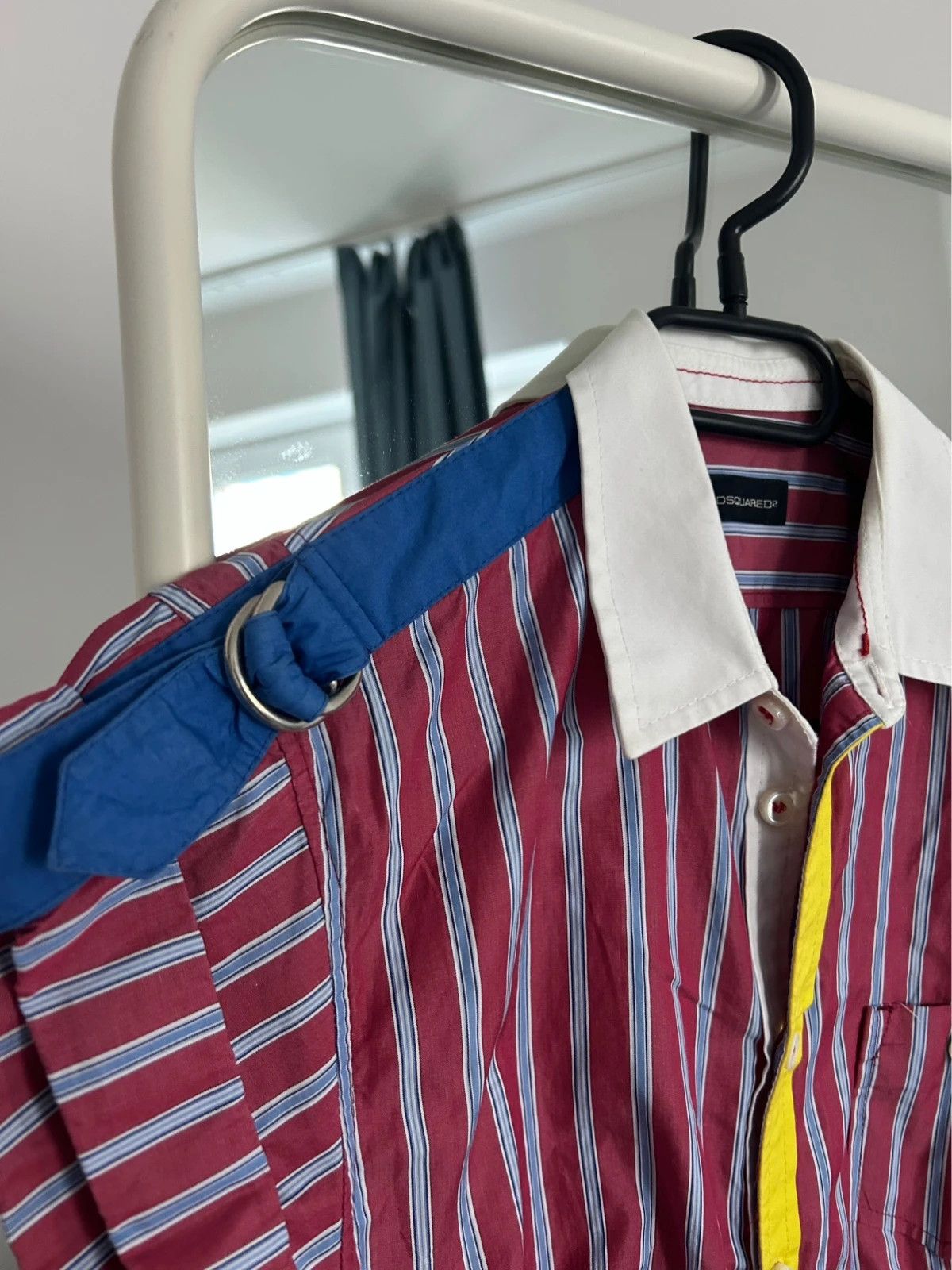 Dsquared2 Dsquared2 Short Sleeve Button Up Shirt Size XS / US 0-2 / IT 36-38 - 3 Thumbnail
