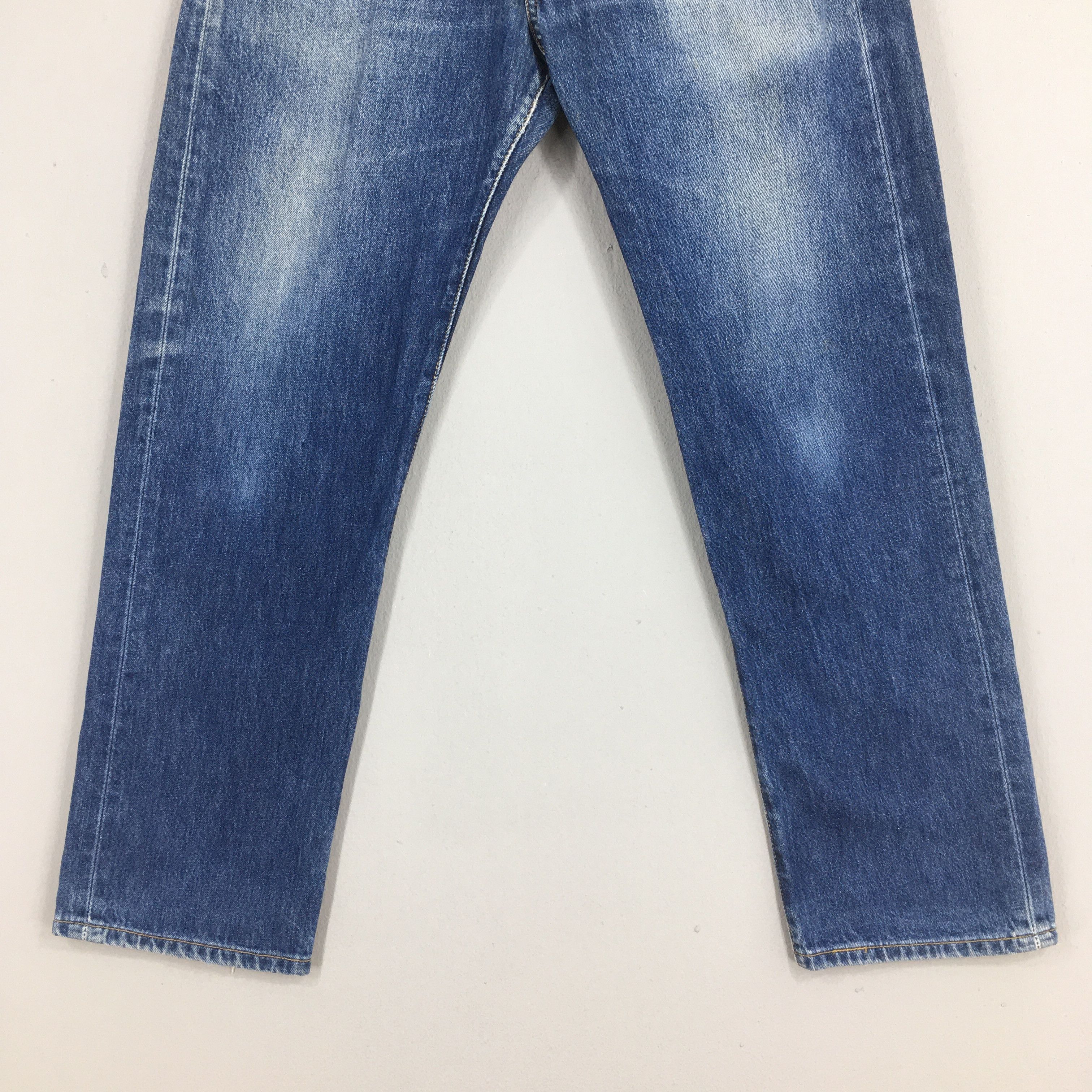 Levi's Size 30x29 Vintage 90s Levi's 501 Faded Blue Jeans S114 Size US 30 / EU 46 - 3 Thumbnail