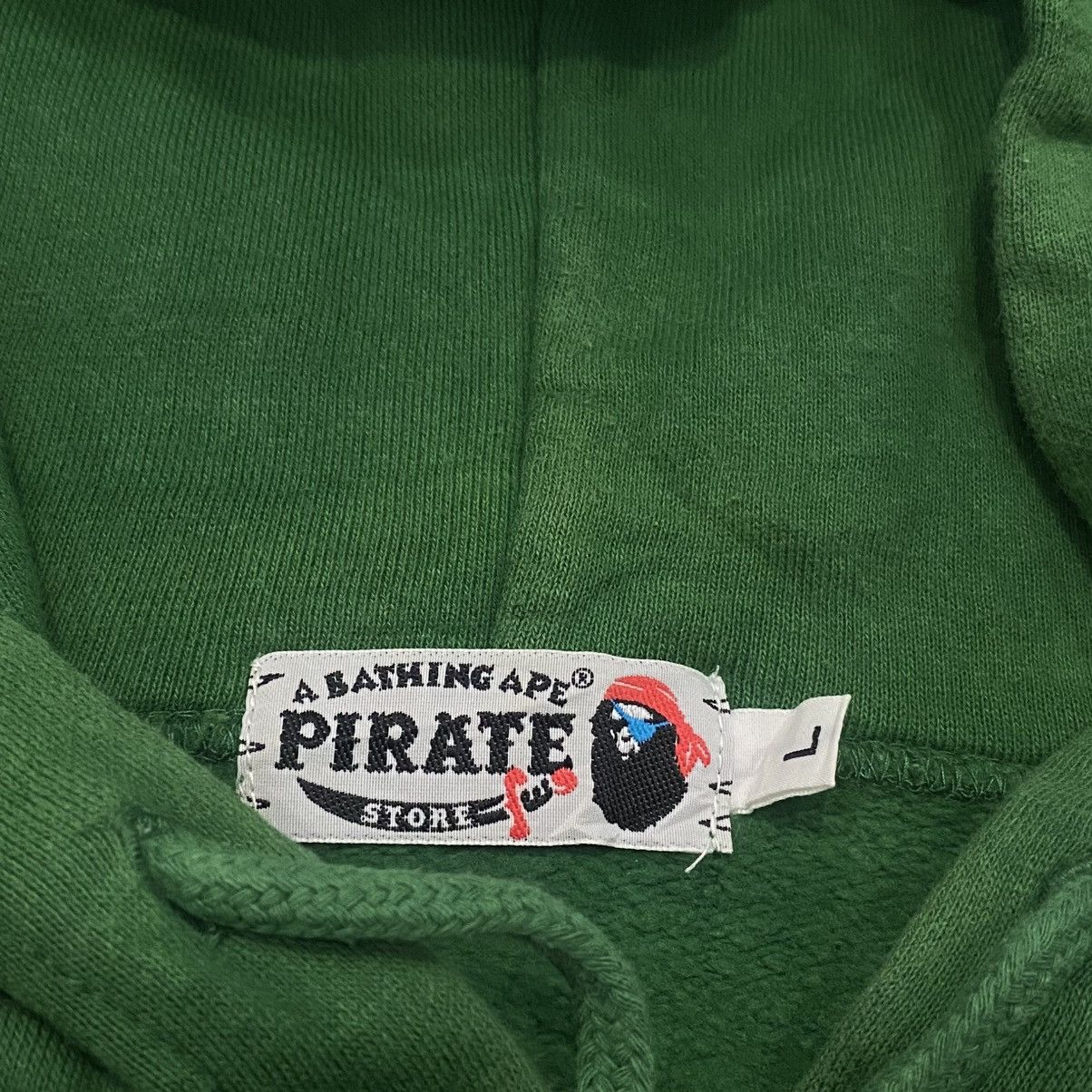 Bape Bape Green Zip Up Pirate Store Hoodie Size US L / EU 52-54 / 3 - 2 Thumbnail