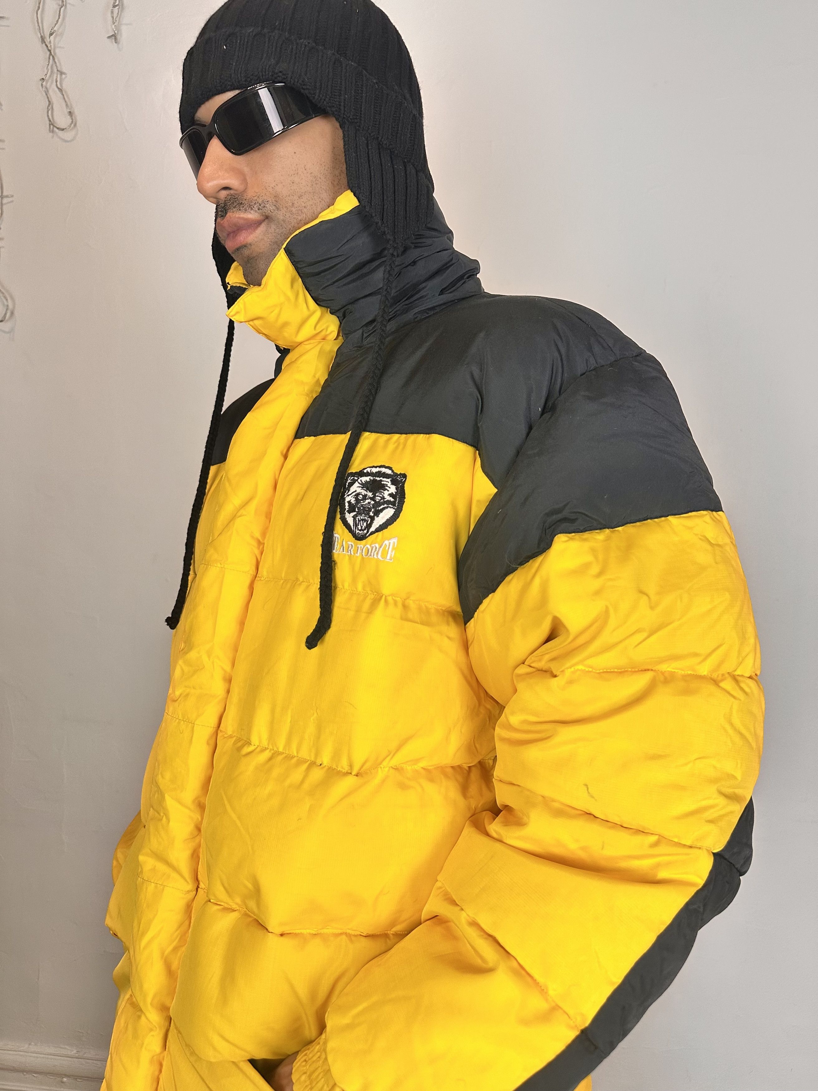 Other Vintage Bear Mountain Yellow/Black Puffer Jacket - XL Size US XL / EU 56 / 4 - 8 Thumbnail