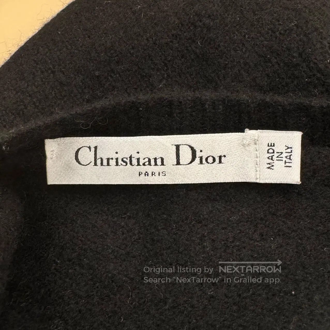Dior Dior Black Dinosaur Cashmere Sweater. Size S / US 4 / IT 40 - 5 Thumbnail
