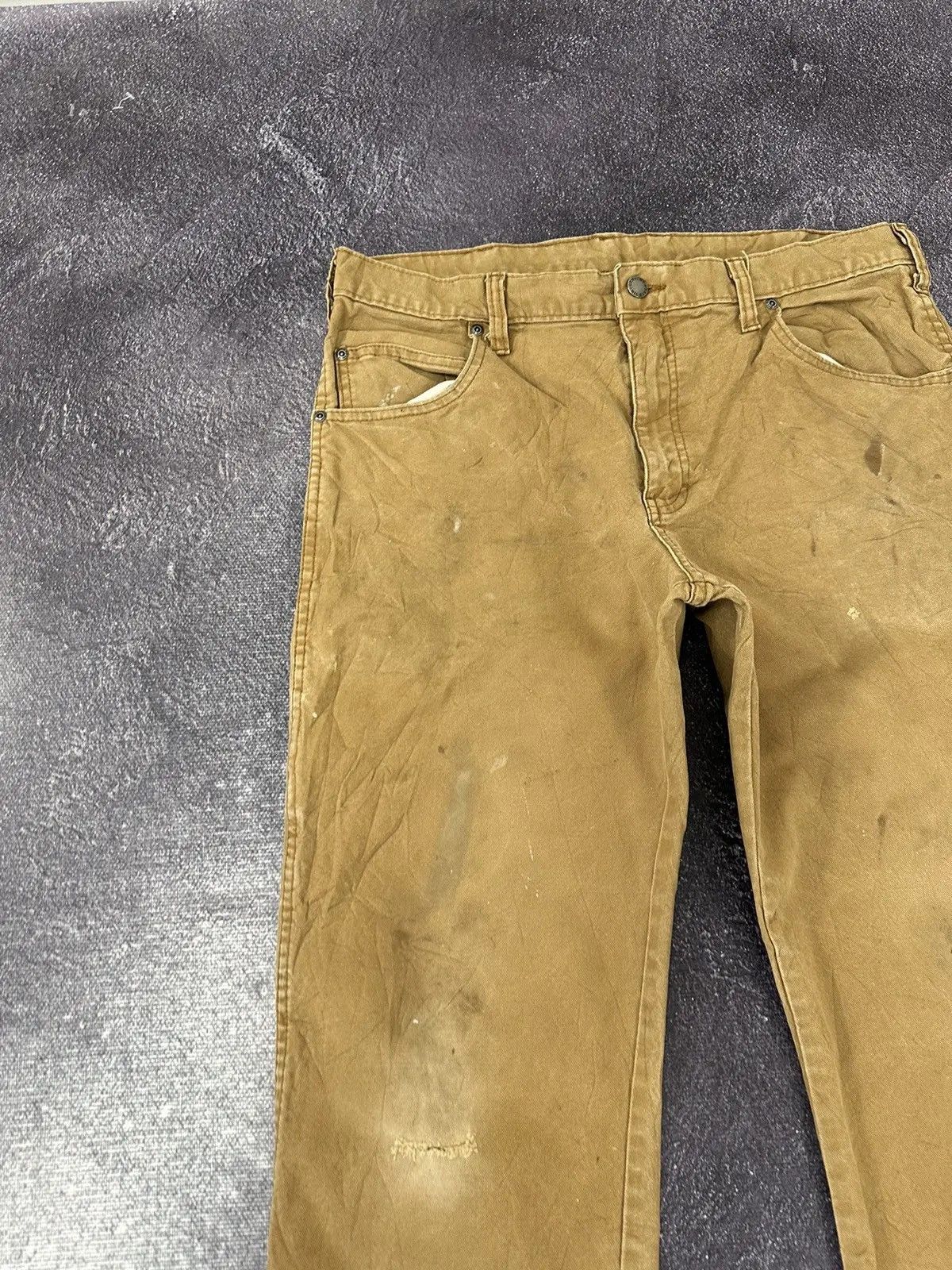 Dickies × Vintage Vintage Dickies USA Hype Mustard Work Carpenter Pants Size US 34 / EU 50 - 9 Thumbnail