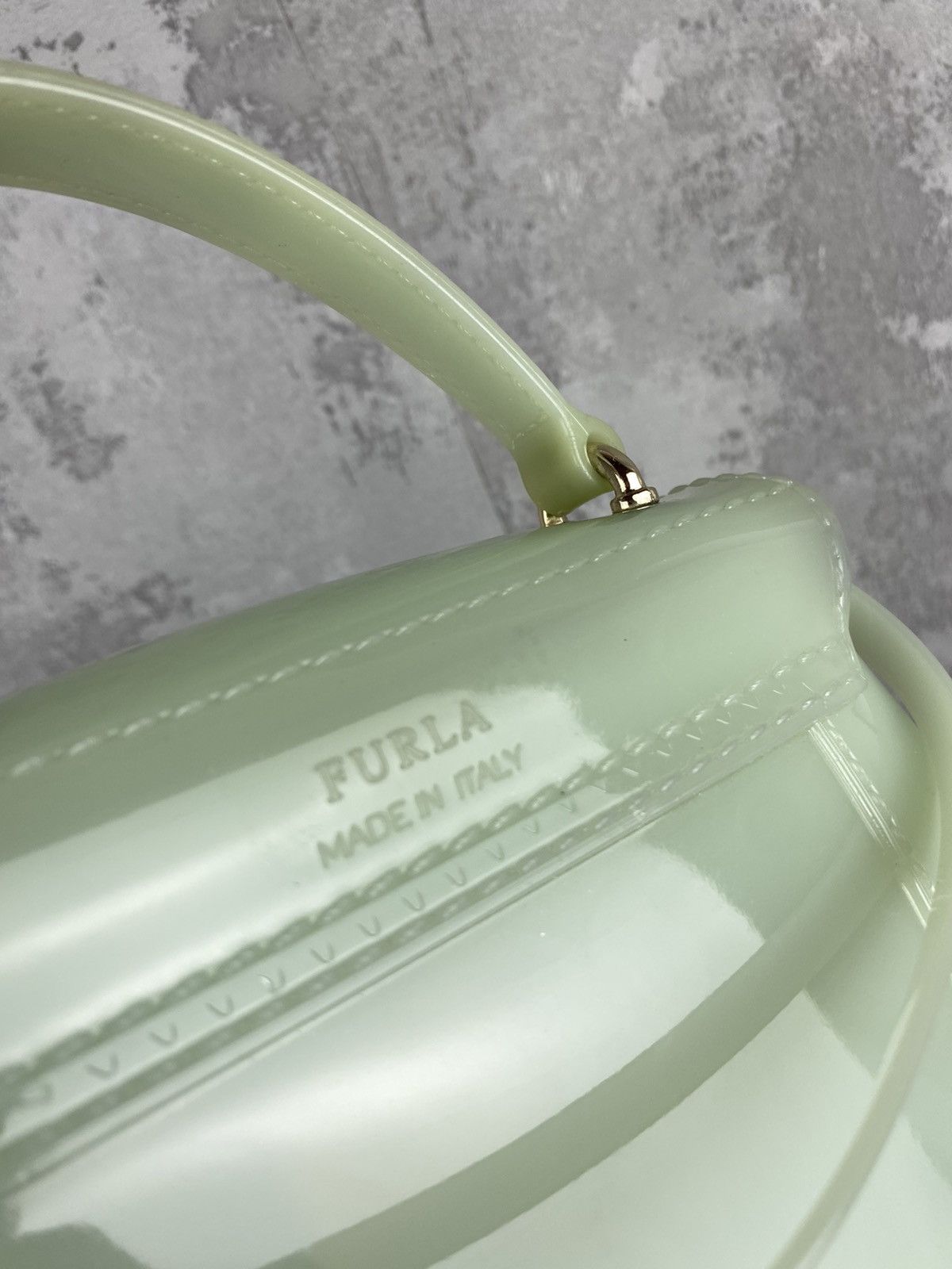 Furla Furla Candy S Bauletto Jelly Rubber Studded Bag Handbag Size ONE SIZE - 5 Thumbnail