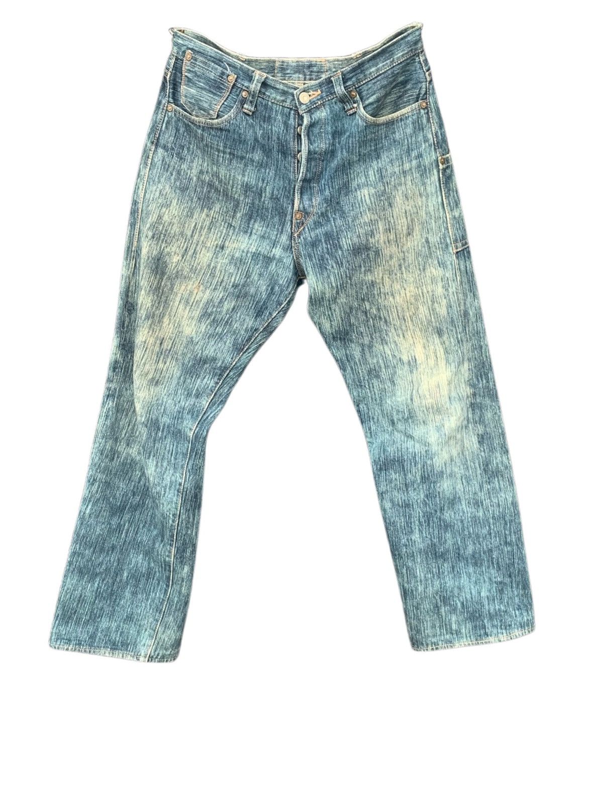 Vintage Sugar Cane Edo Ai Denim Buckle Back Selvedge Jeans