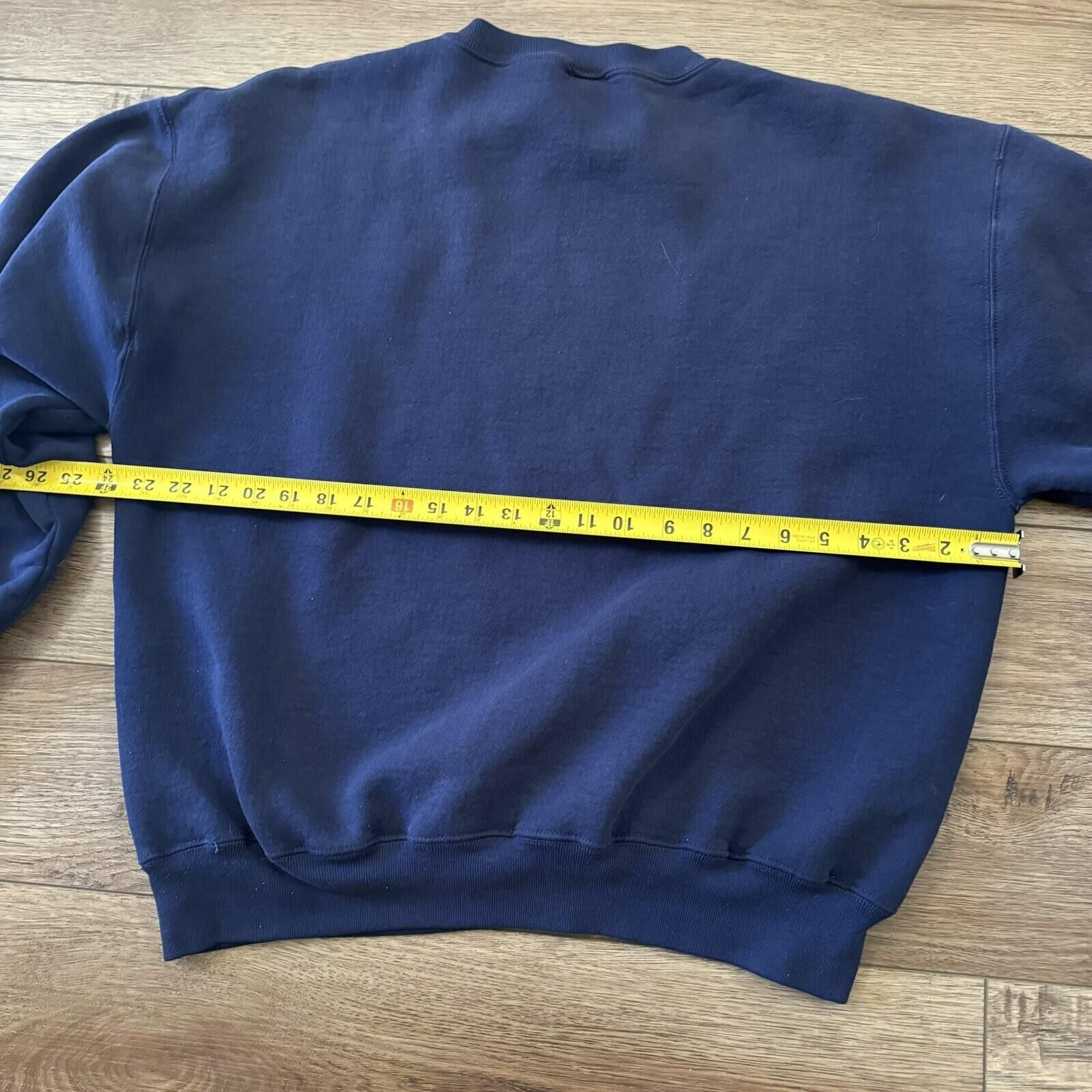 Russell Athletic Vintage 90s Russell Athletic Navy Crewneck Sweatshirt Size L Size US L / EU 52-54 / 3 - 6 Thumbnail