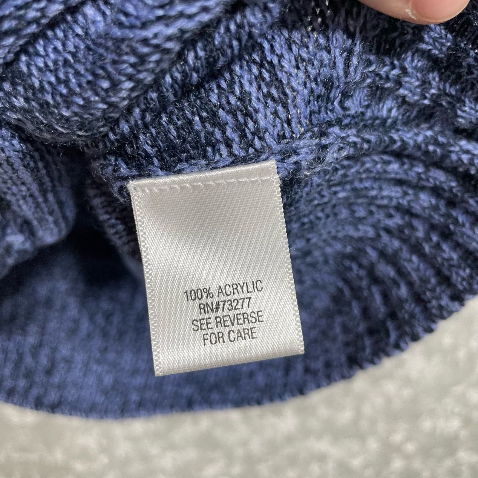 Croft & Barrow Croft & Barrow Blue Marled Asymmetrical Hem Sweater - PXL Size XL / US 12-14 / IT 48-50 - 5 Thumbnail
