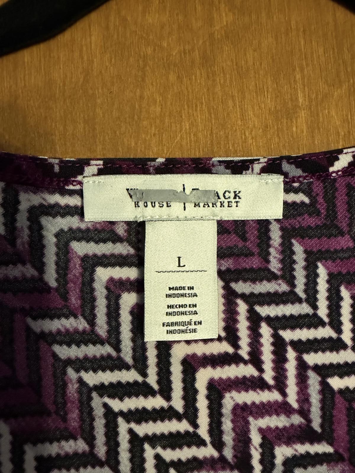 Other Black House Market Purple Geometric Pattern Sleeveless Top L Size L / US 10 / IT 46 - 2 Thumbnail