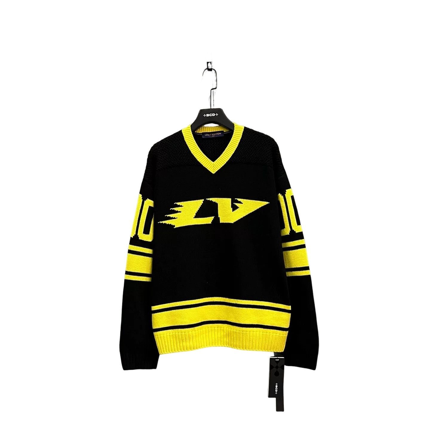 Louis Vuitton Louis Vuitton Intarsia Logo Knit Sweater Size M Size US M / EU 48-50 / 2 - 1 Thumbnail