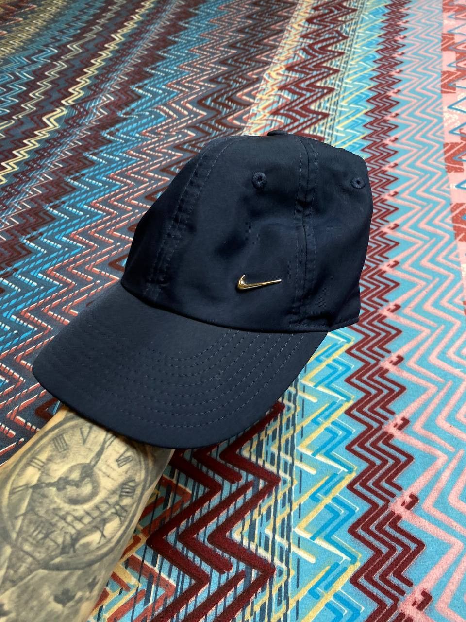 Nike × Vintage VINTAGE TRASHED NIKE 90’S CAP Size ONE SIZE - 6 Thumbnail