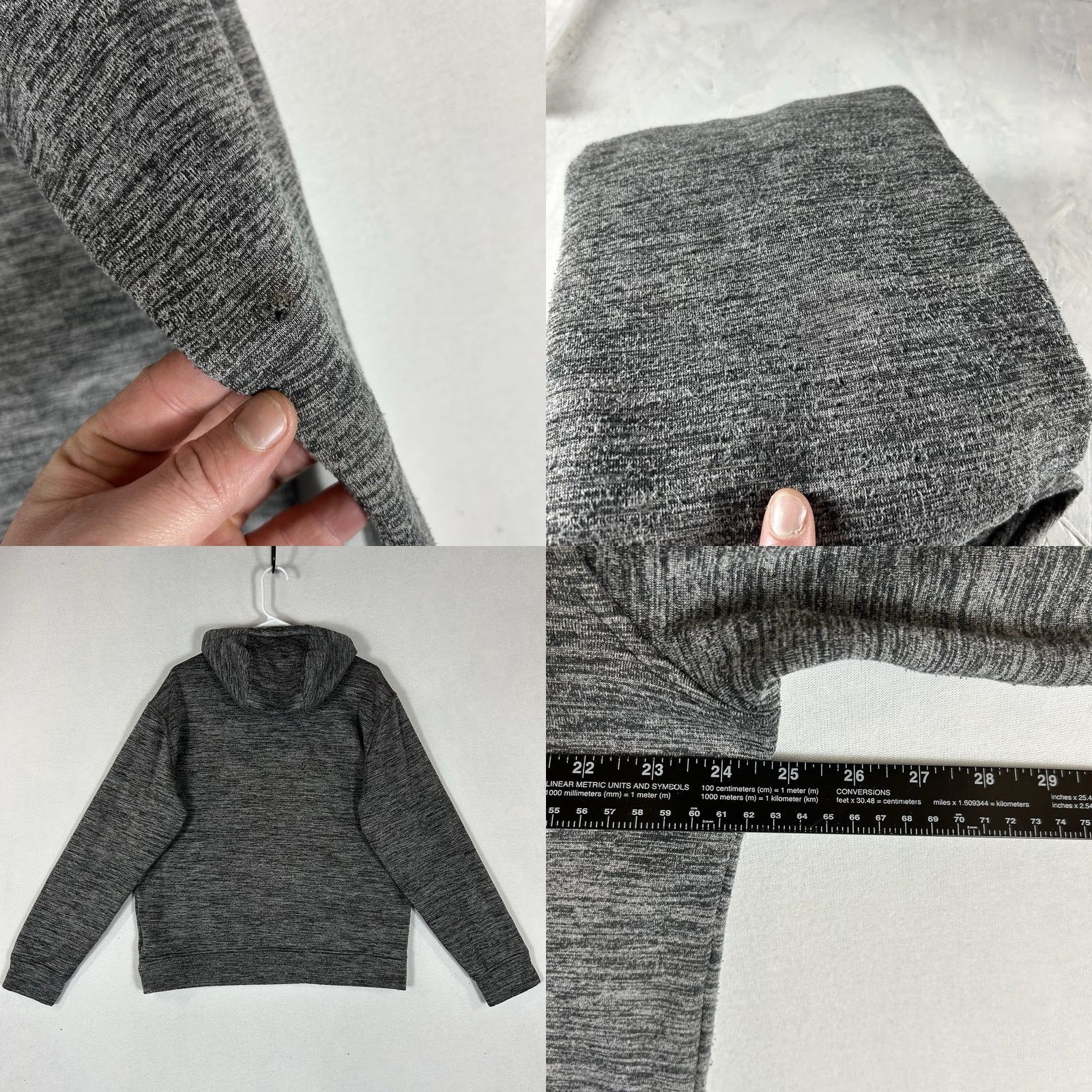 Burton Burton Hooded Pullover Hoodie Men’s Small Gray Polyester Graphic Print Top Size US S / EU 44-46 / 1 - 8 Thumbnail