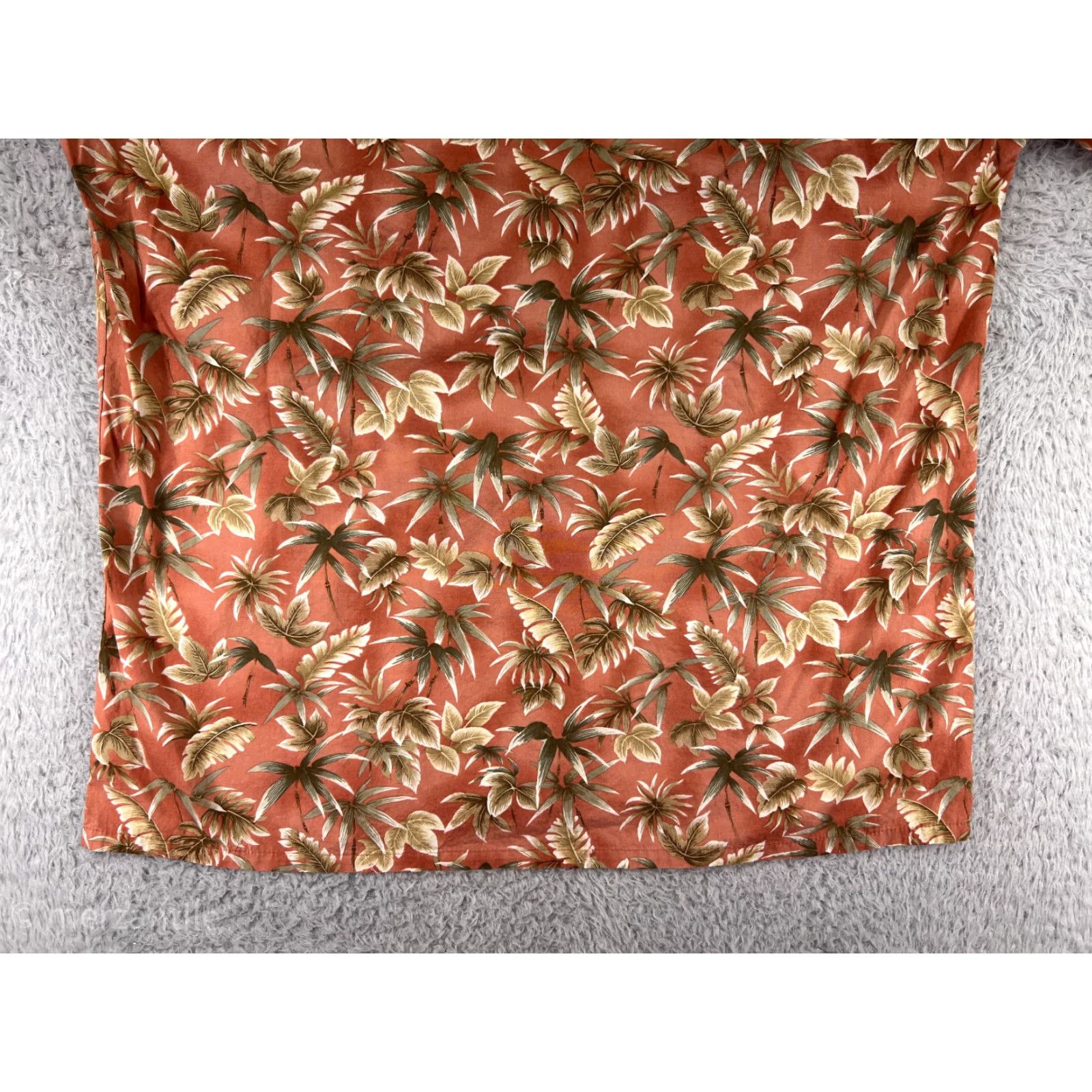 Pierre Cardin Pierre Cardin Shirt Men Regular M Red Orange Yellow Button-Up Hawaiian Palm Leaf Short Sleeve Size US M / EU 48-50 / 2 - 5 Thumbnail