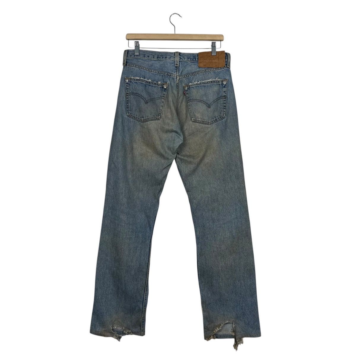 Levi's Vintage 90s Levis Lot 501 Distressed Denim Jeans Size US 30 / EU 46 - 7 Thumbnail