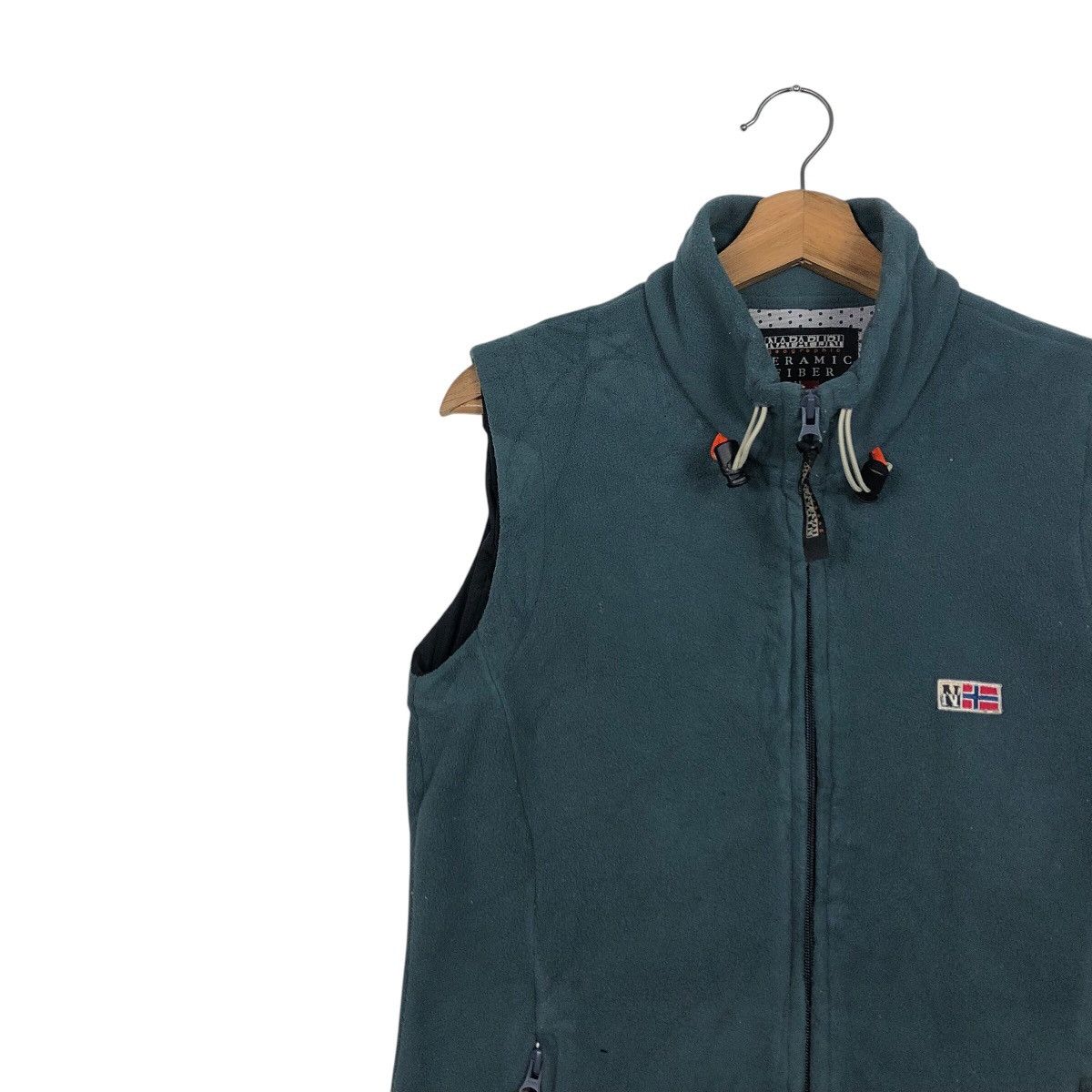 Japanese Brand 📌Vintage Fleece Sherpa Vest Jacket Napapijri Size US S / EU 44-46 / 1 - 8 Thumbnail