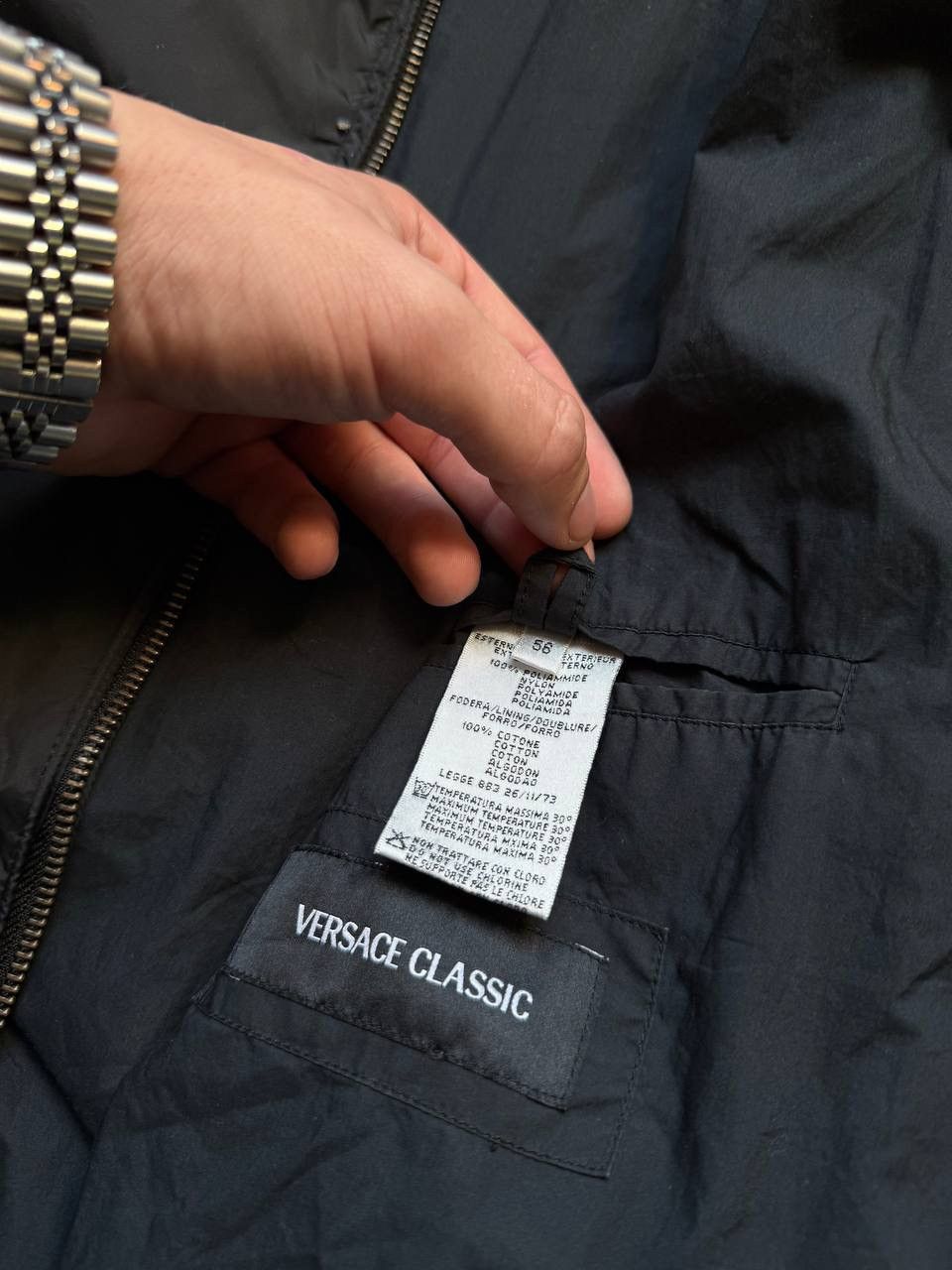 Versace 00s Versace Vintage Oversized Bomber Jacket Rare Size US XL / EU 56 / 4 - 7 Thumbnail