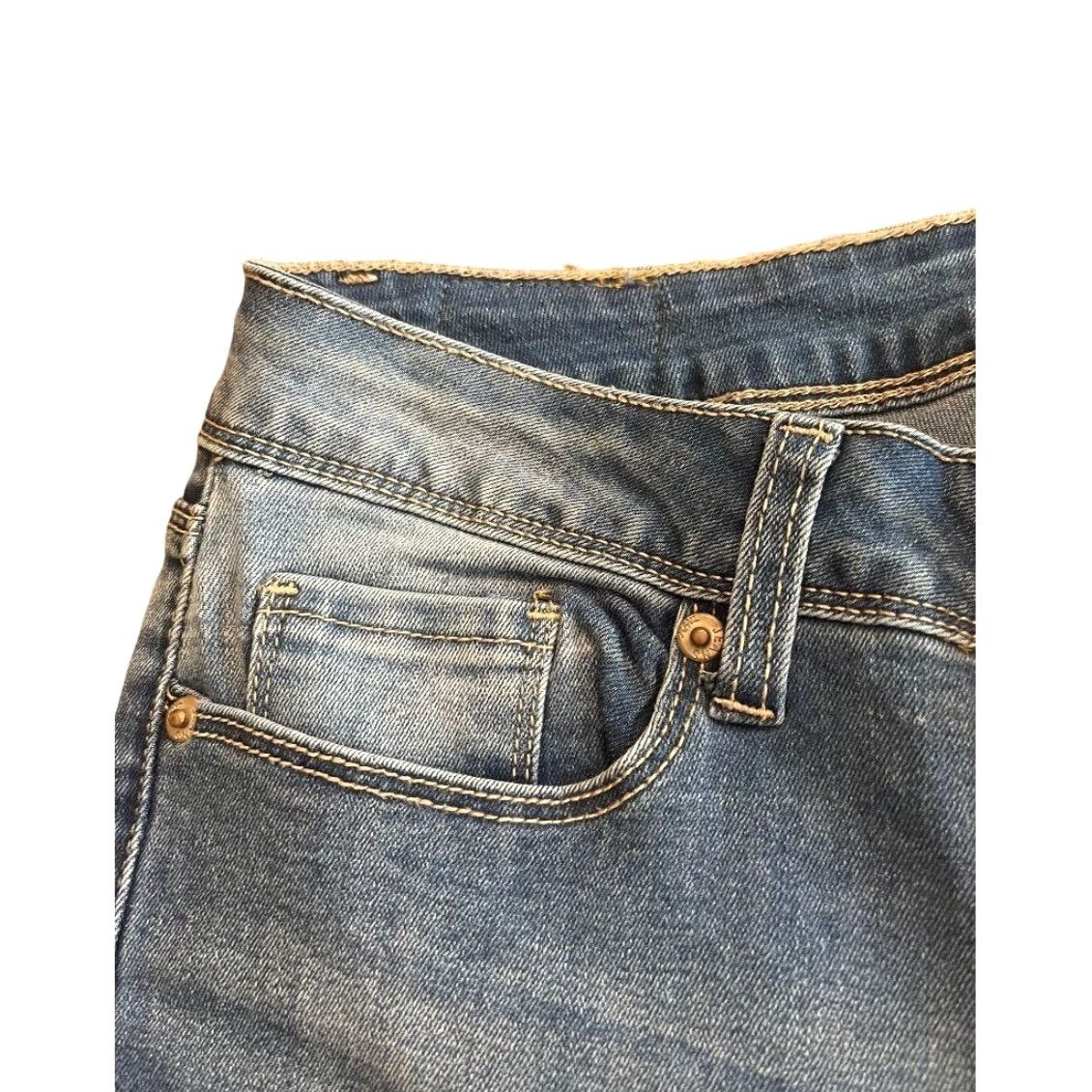 Vintage RAW 7 Jeans Distressed Skinny Jeans Stretch Denim Juniors Womens Size 28" / US 6 / IT 42 - 7 Thumbnail
