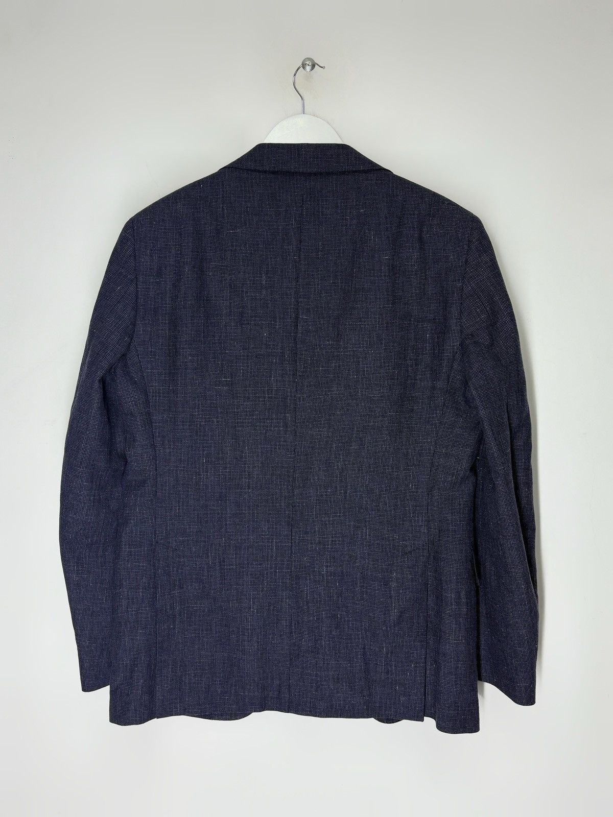 Boggi Boggi Linen Wool Blue Blazer Jacket Men’s 48R Size 48R - 2 Thumbnail