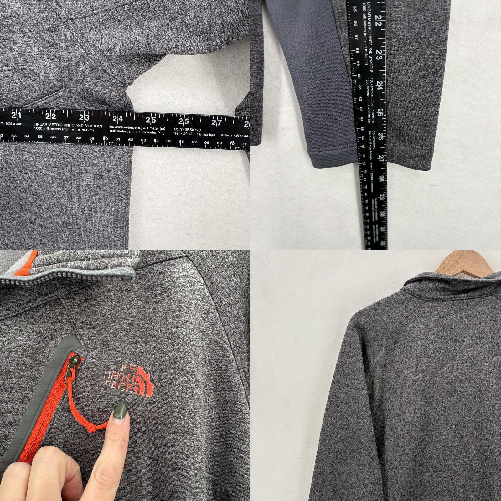 The North Face The North Face Canyonlands Gray 1/4 Zip Pullover Sweatshirt Jacket Mens XL Gray Trail Size US XL / EU 56 / 4 - 8 Thumbnail