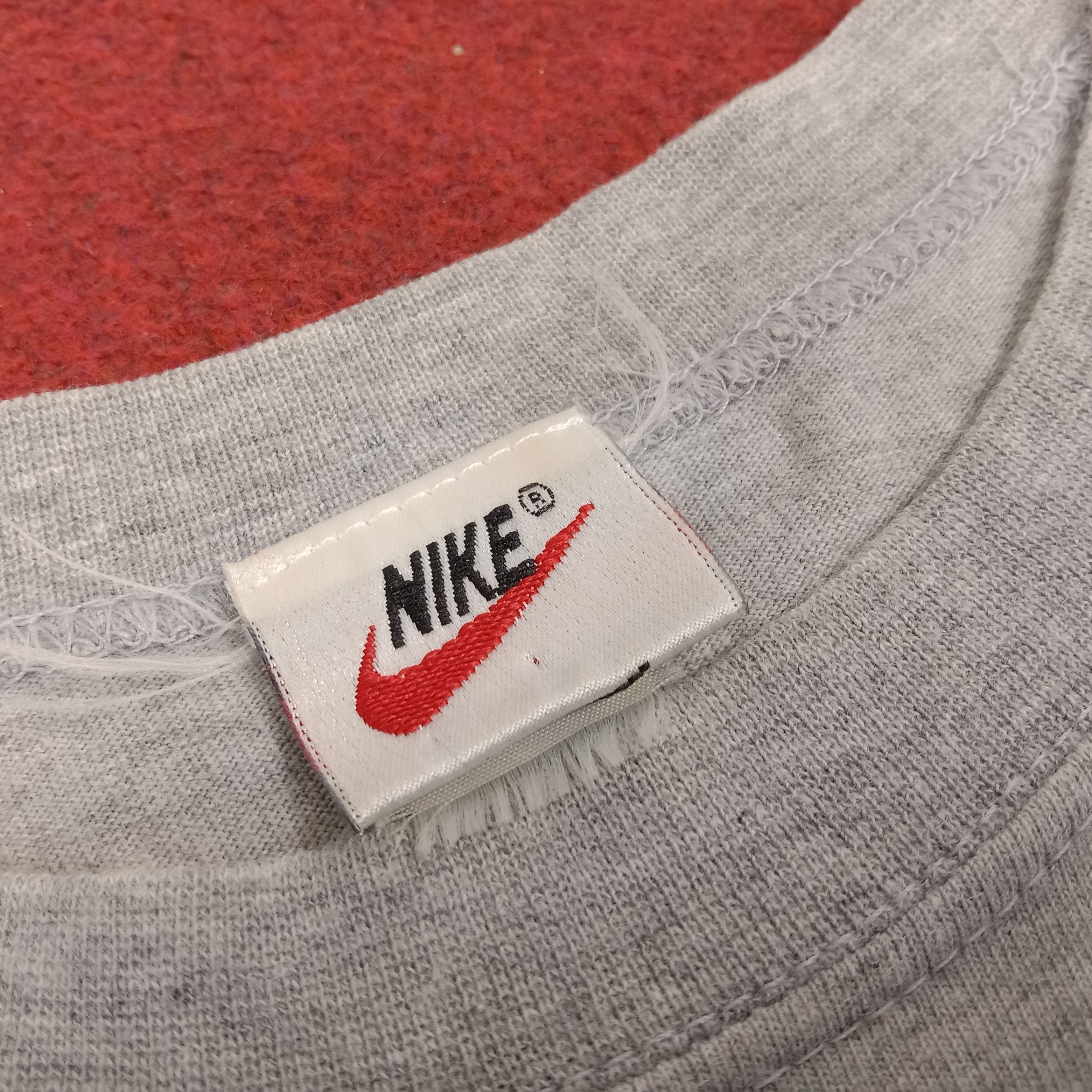 Nike × Vintage Nike Big Swoosh Streetwear Style Vintage Tshirt Size US M / EU 48-50 / 2 - 4 Thumbnail