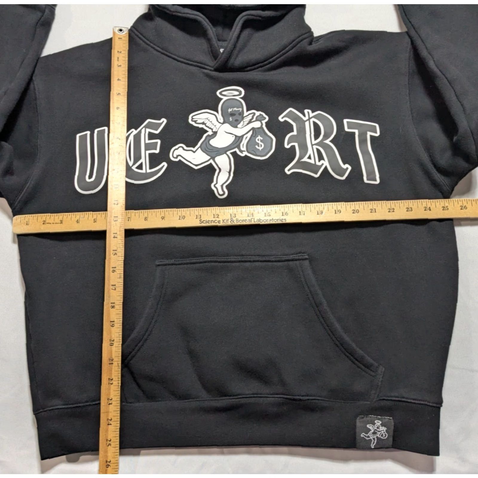Vintage Hasta Muerte Motivated LTTRS GET MONEY CHEREB Men XL Black Heavyweight Hoodie Size US XL / EU 56 / 4 - 6 Thumbnail