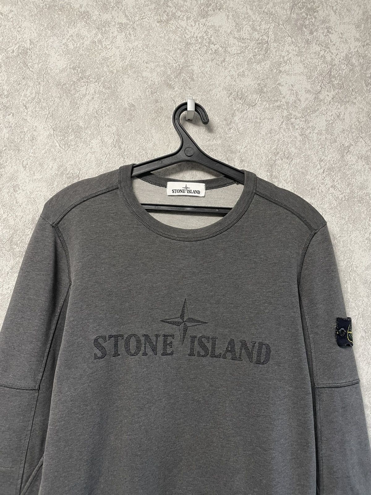 Stone Island Stone Island Big Embroidered Logo With Patch Sweatshirt Size US S / EU 44-46 / 1 - 2 Thumbnail