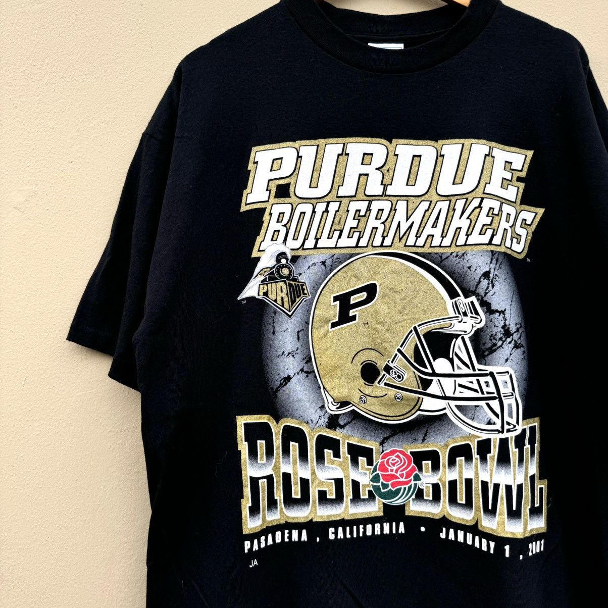 NFL × Vintage Vintage Purdue Boilermakers Rose Bowl tee Size US XL / EU 56 / 4 - 2 Thumbnail