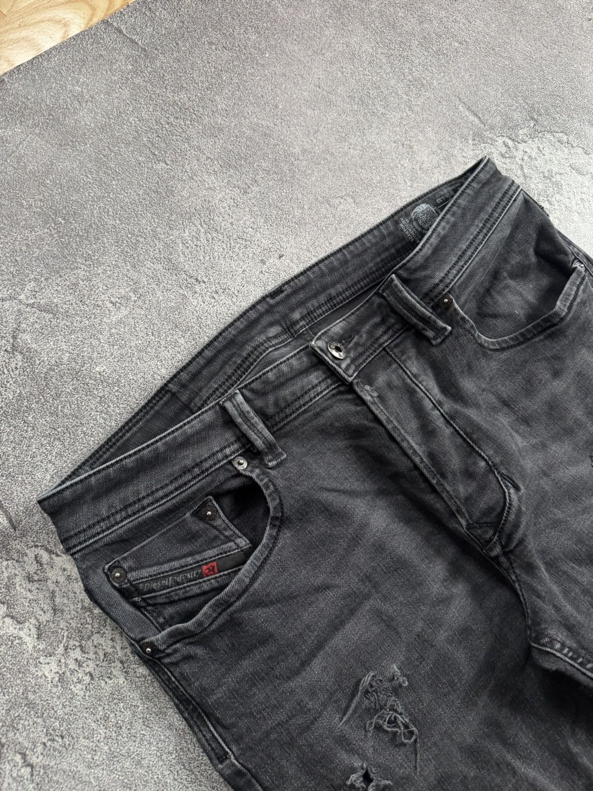 Diesel Diesel 34/32 Larkee Distressed denim pants jeans trousers Size US 34 / EU 50 - 4 Thumbnail