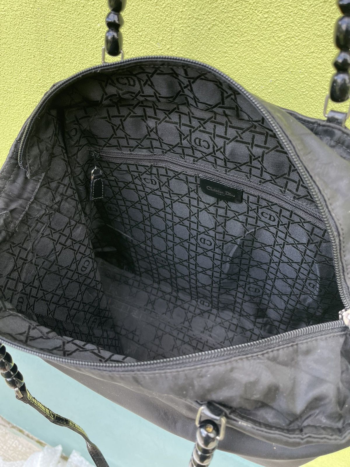 Christian Dior Monsieur × Dior OFFER❌❌CHRISTIAN DIOR Maris Pearl Nylon Tote Bag Size ONE SIZE - 15 Thumbnail