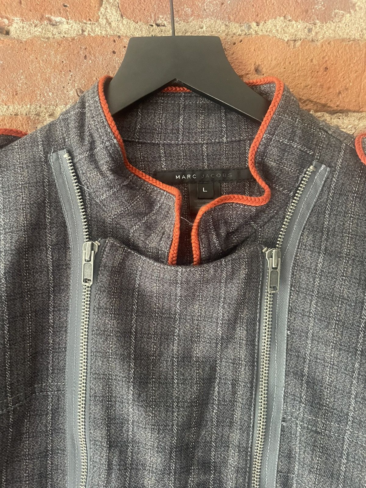 Marc Jacobs Marc Jacobs Vintage Plaid Denim Zipper Men’s Jacket 2005 Size US M / EU 48-50 / 2 - 7 Thumbnail