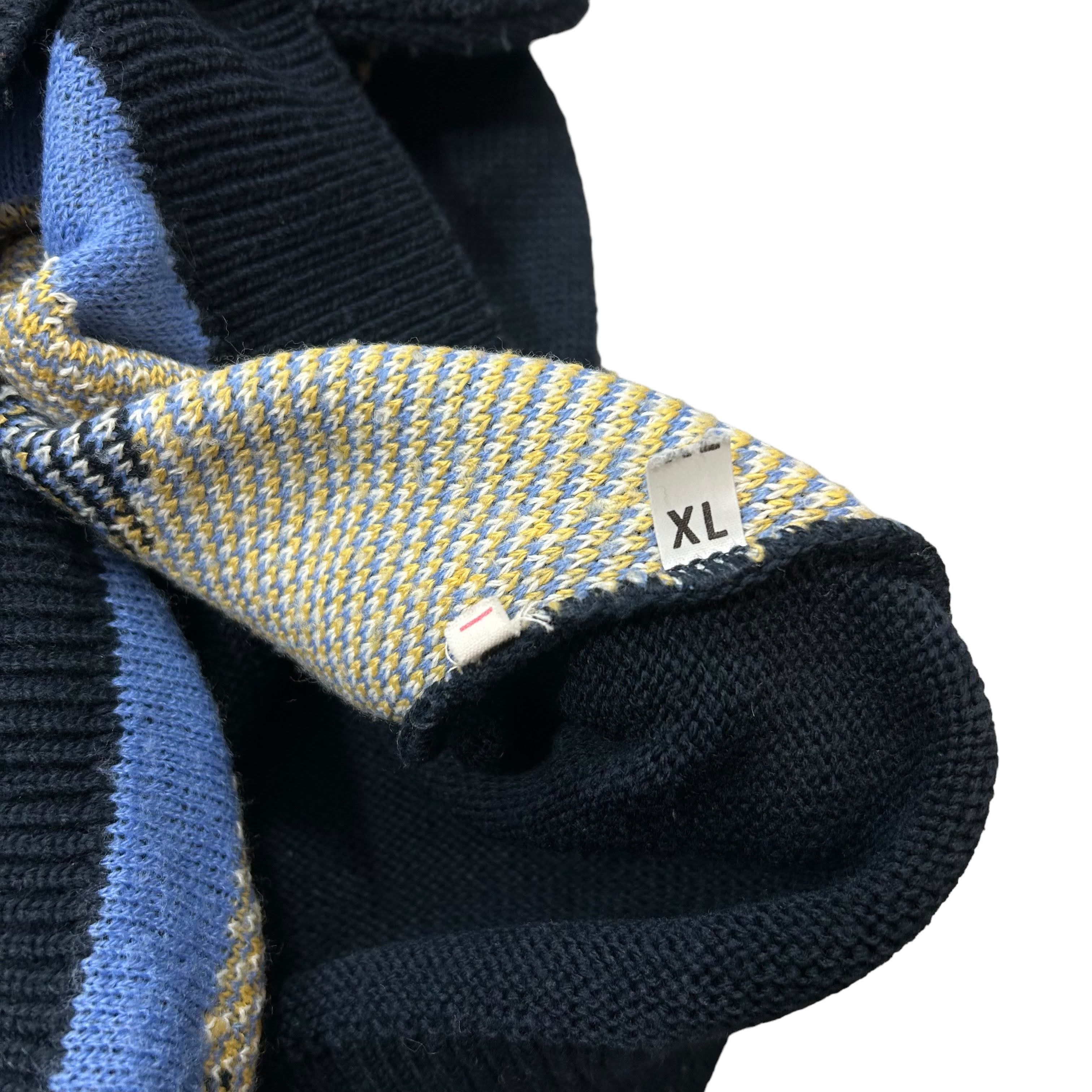 Pringle Of Scotland Pringle Of Scotland Blue Argyle Pullover Knit Sweater XL Size US XL / EU 56 / 4 - 7 Thumbnail