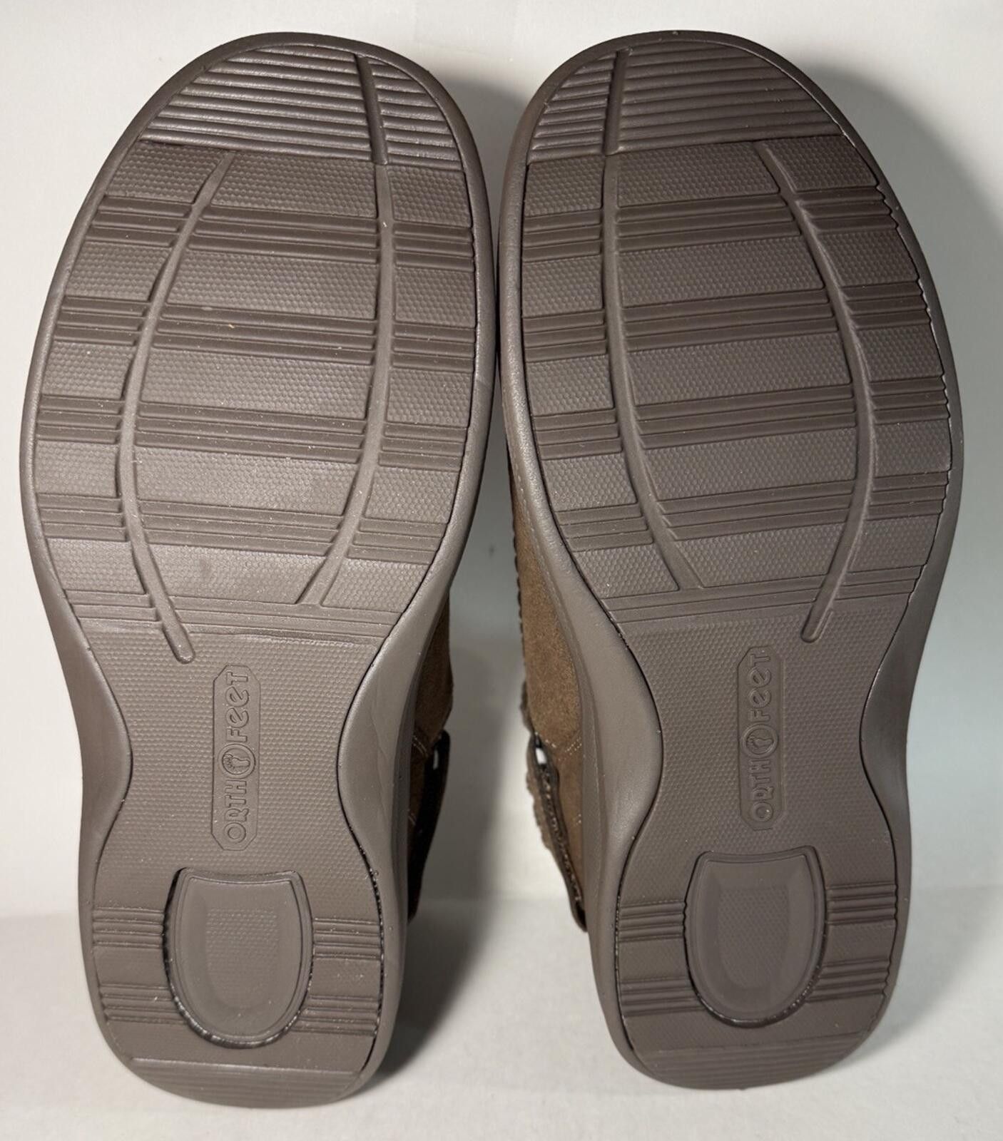 Other ORTHOFEET Orthopedic Suede VITO Hands-Free Slipper Chocolate Size US 9 / EU 42 - 6 Thumbnail