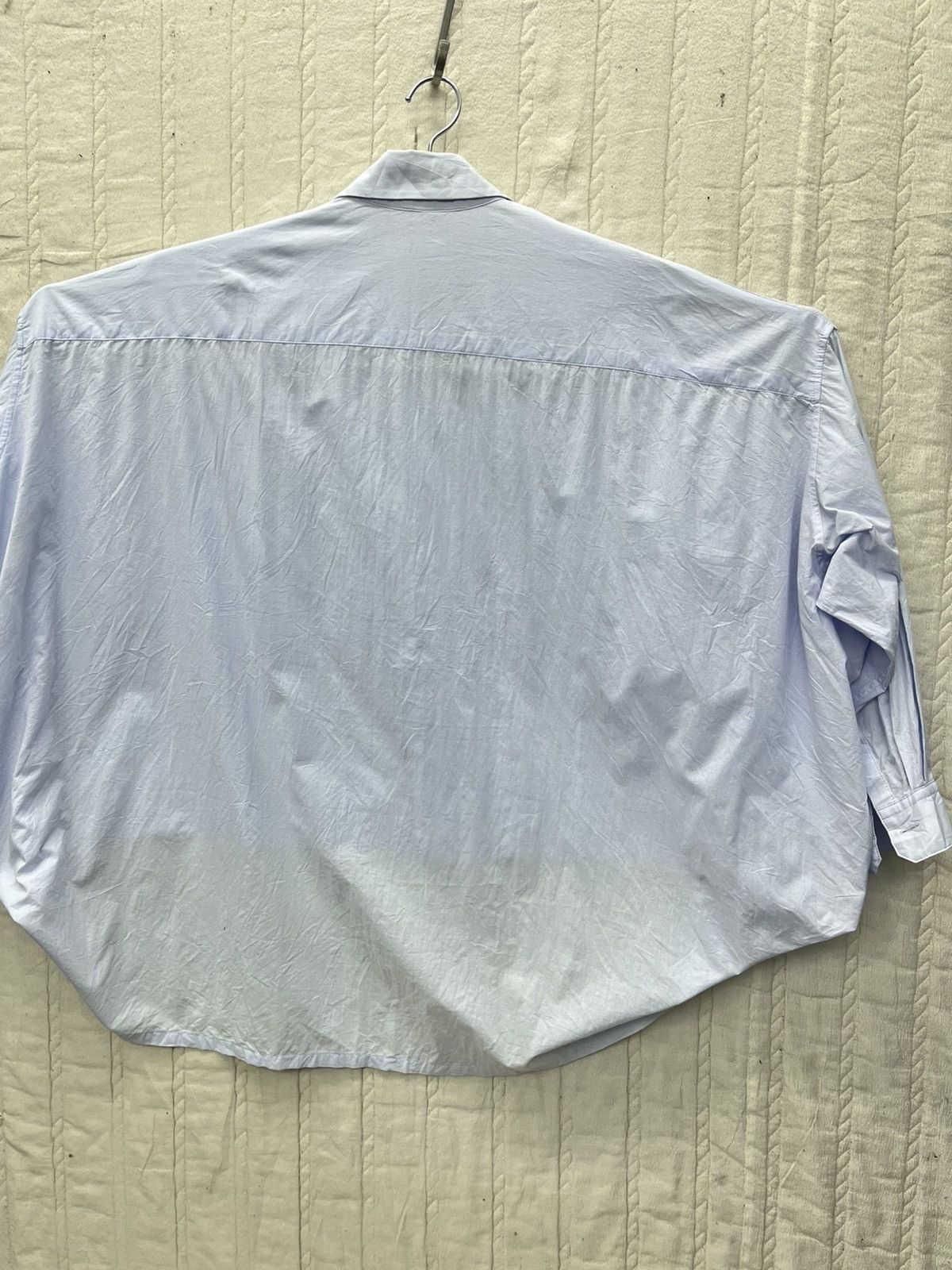 Designer × Y's × Yohji Yamamoto ARCHIVES🔥🔥Y'S YOHJI YAMAMOTO BAGGY CROP TOP SHIRT Size XXL / US 16-18 / IT 52-54 - 6 Thumbnail