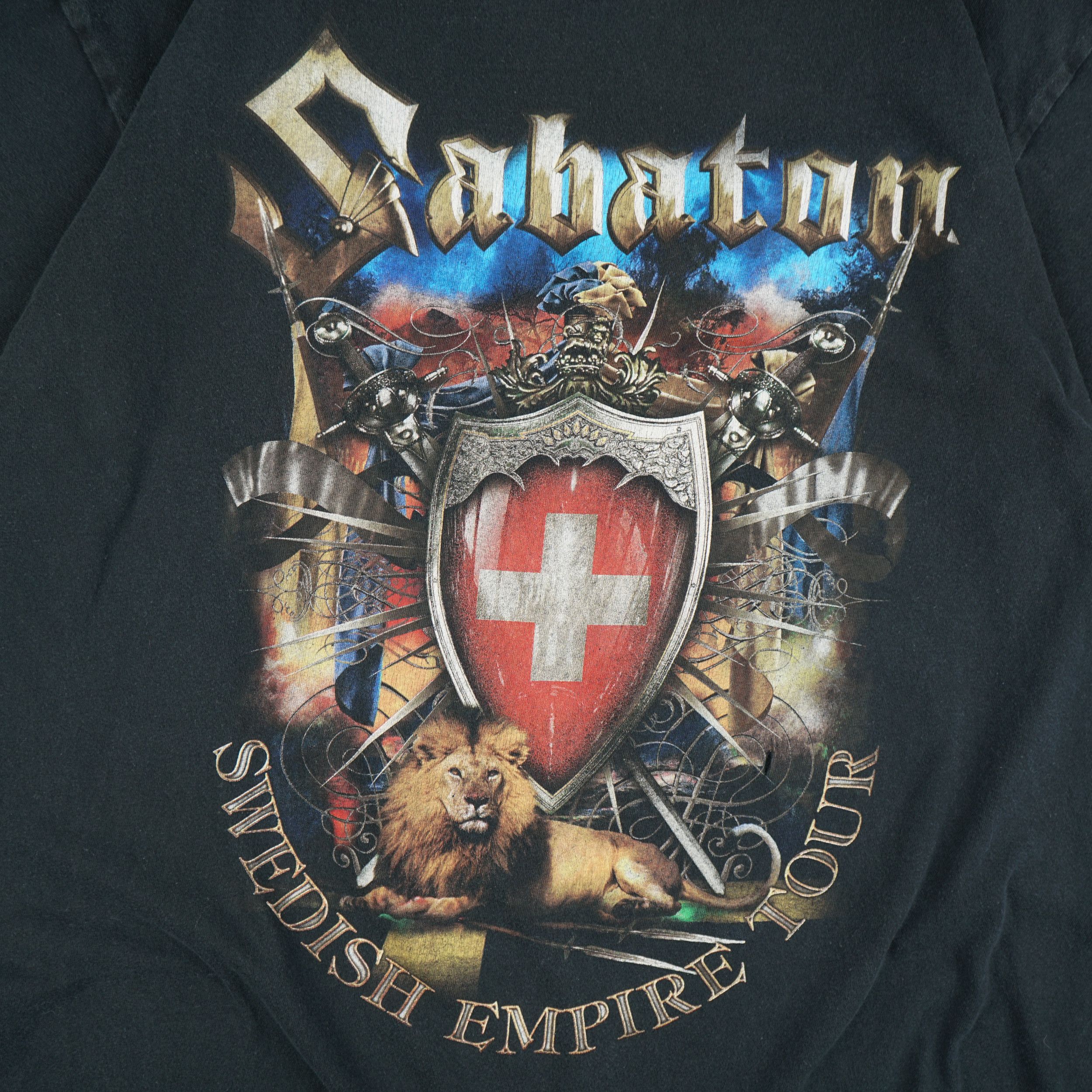 Band Tees × Vintage Vintage 2012 Sabaton Tour T-Shirt Size US L / EU 52-54 / 3 - 2 Thumbnail