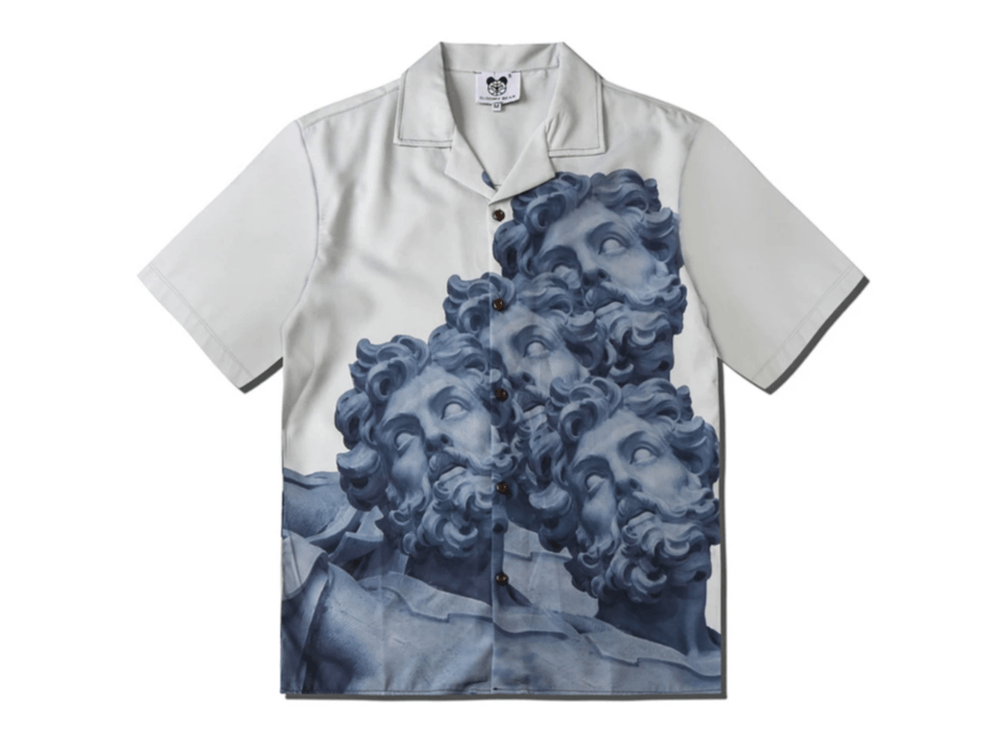 Vintage Shirts Men Summer
