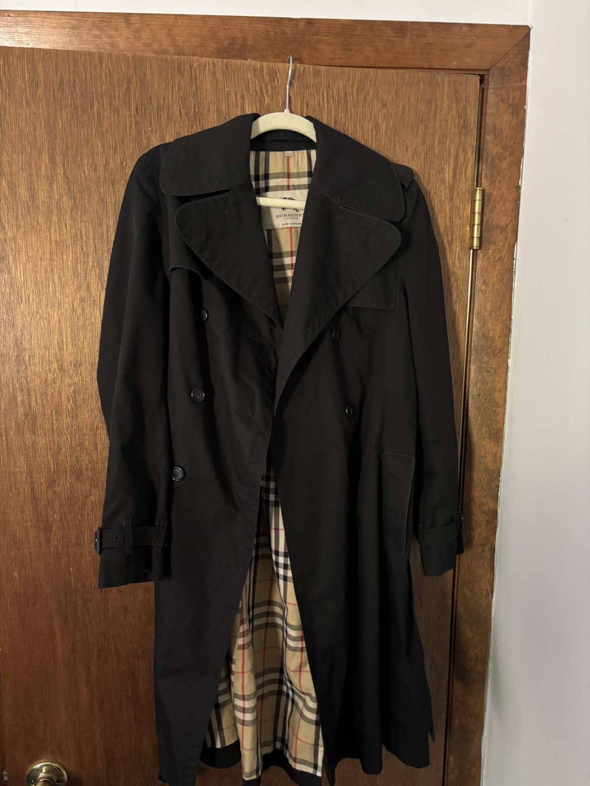 Burberry Large Women’s Vintage Burberry Trench Coat Size L / US 10 / IT 46 - 1 Thumbnail