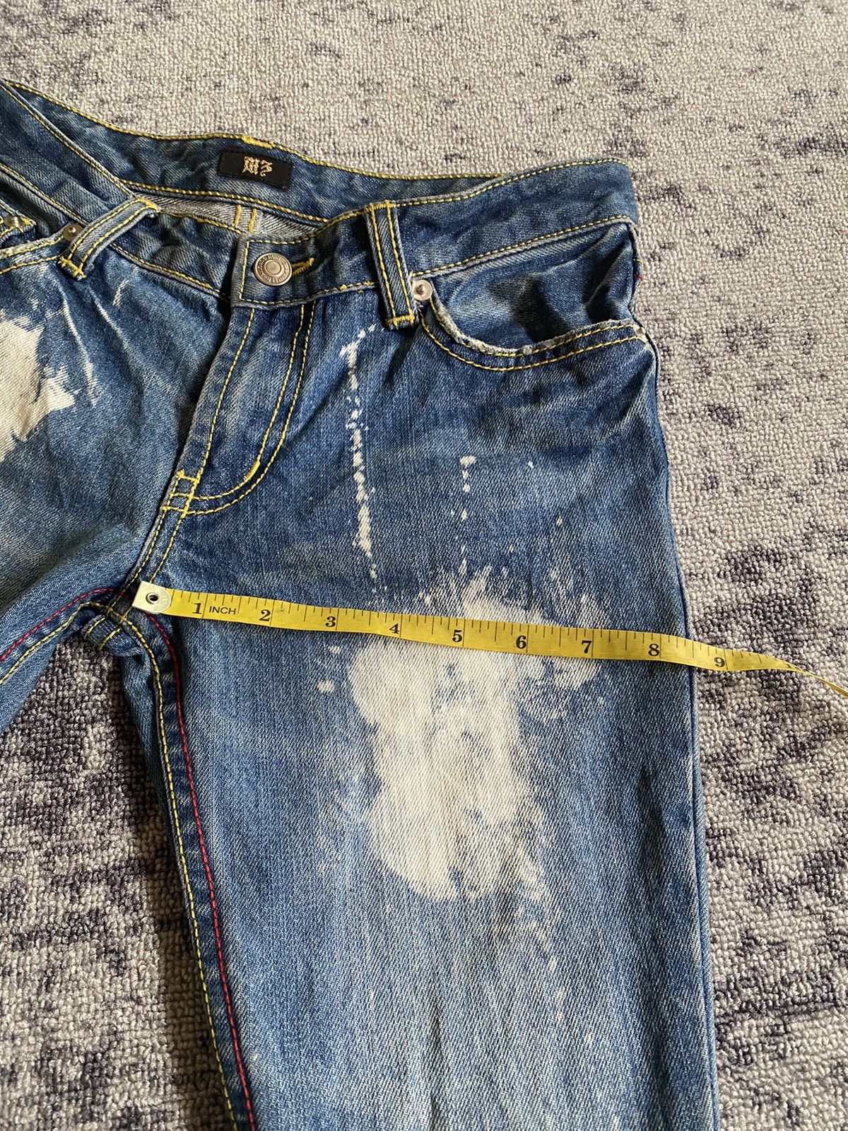 Hysteric Glamour Y2k M3 ifsixwasnine distressed flare jeans Size 28" / US 6 / IT 42 - 14 Thumbnail