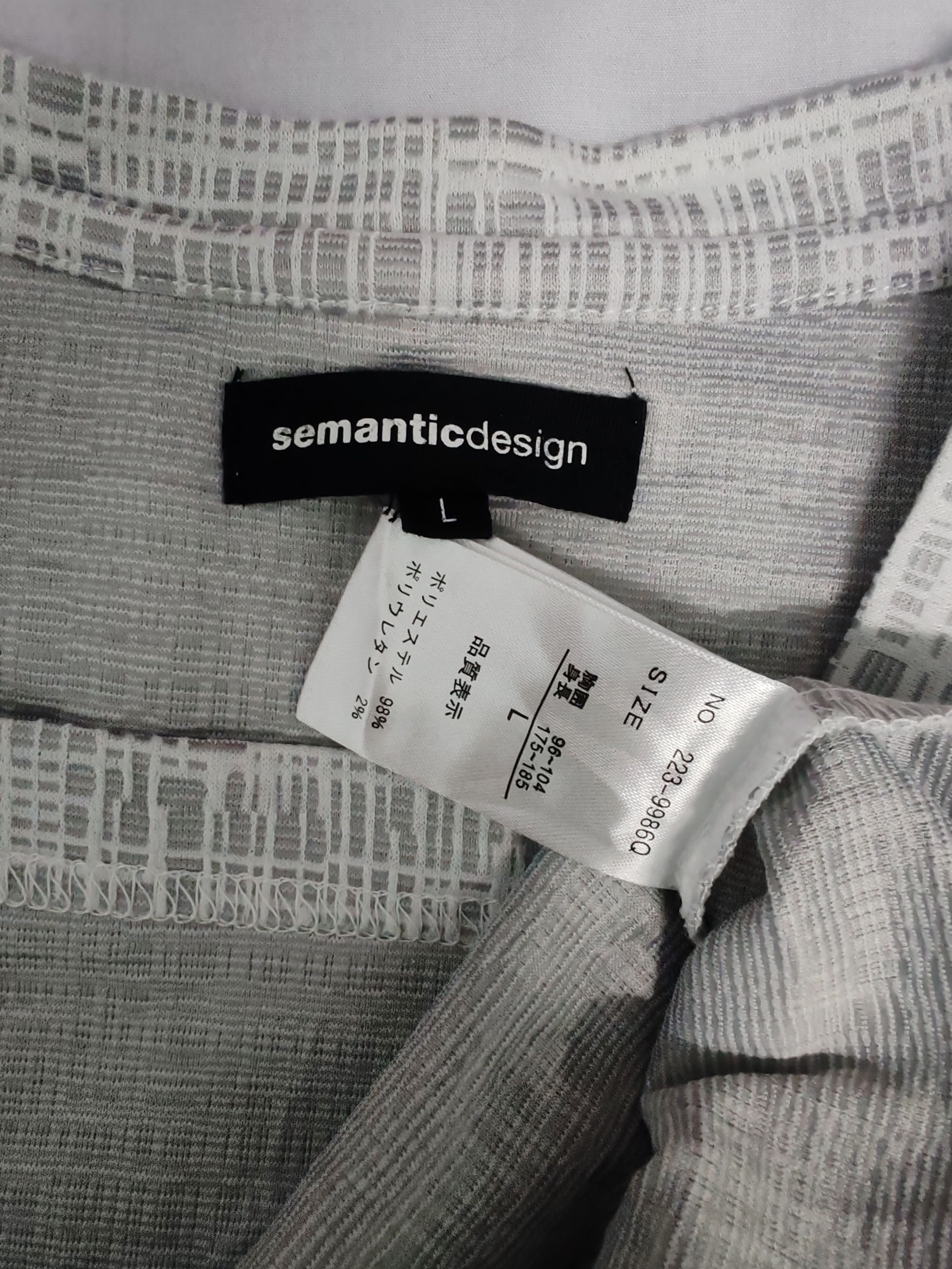 semanticdesign Semantic Design Long Sleeve Japan Designer Digital Ppfm Size US L / EU 52-54 / 3 - 3 Thumbnail