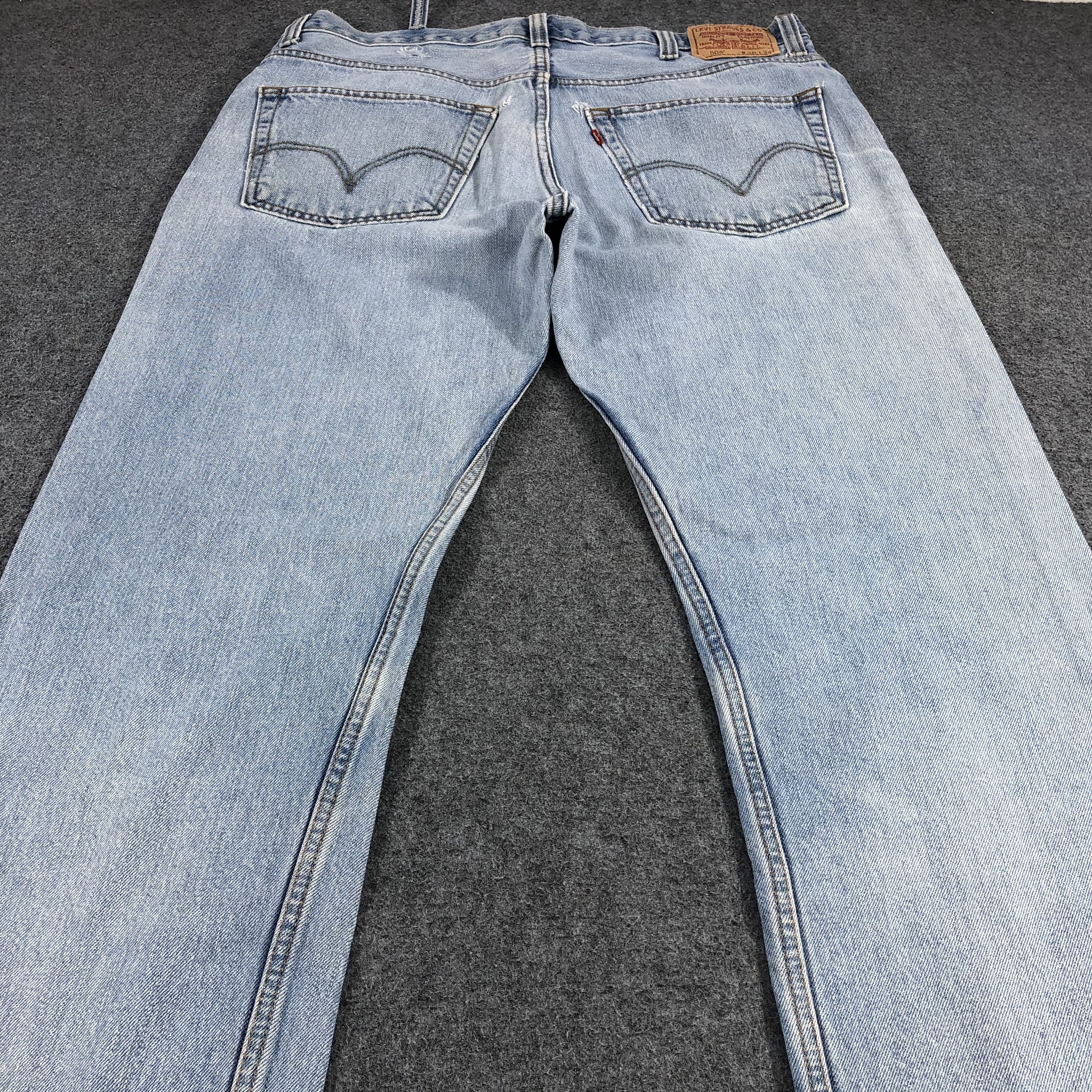 Levi's Vintage Light Wash Levis 505 Jeans-JM1202 Size US 38 / EU 54 - 4 Thumbnail