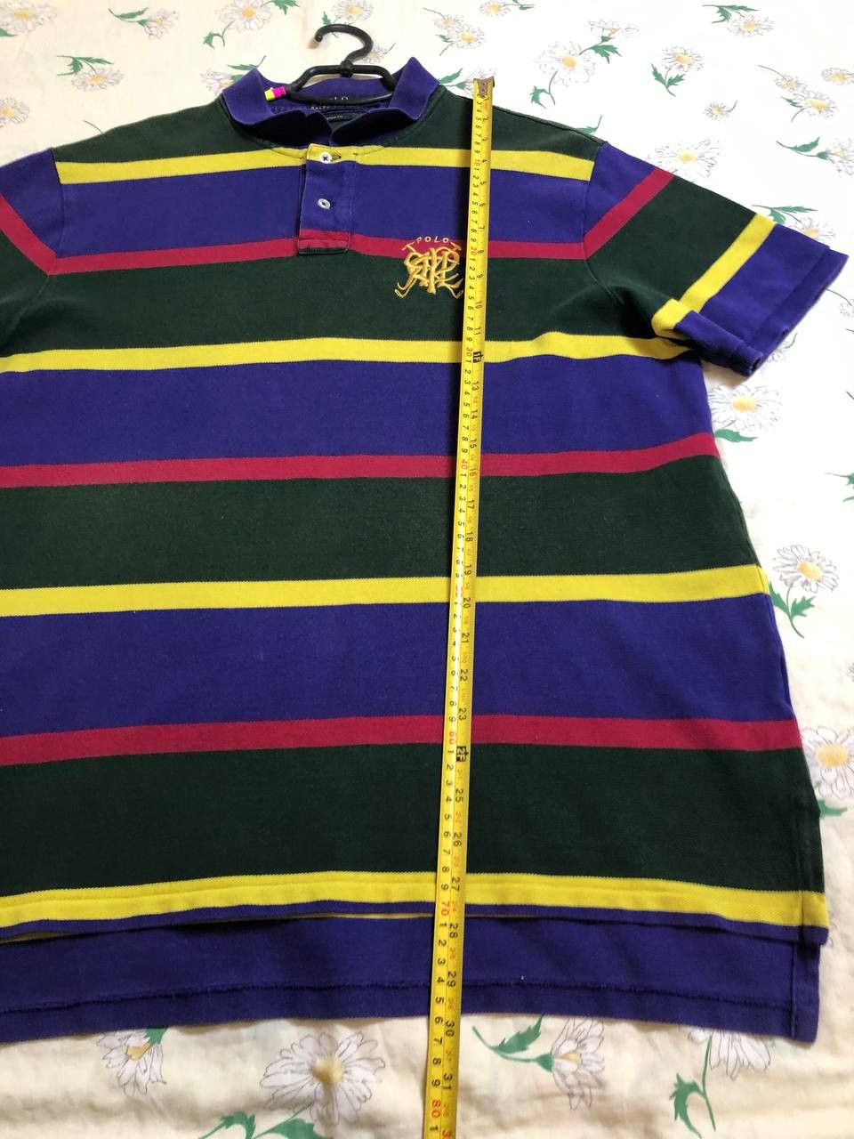 Polo Ralph Lauren Vintage Y2K Polo Ralph Lauren Stripped Polo Tee Size US XXL / EU 58 / 5 - 7 Thumbnail