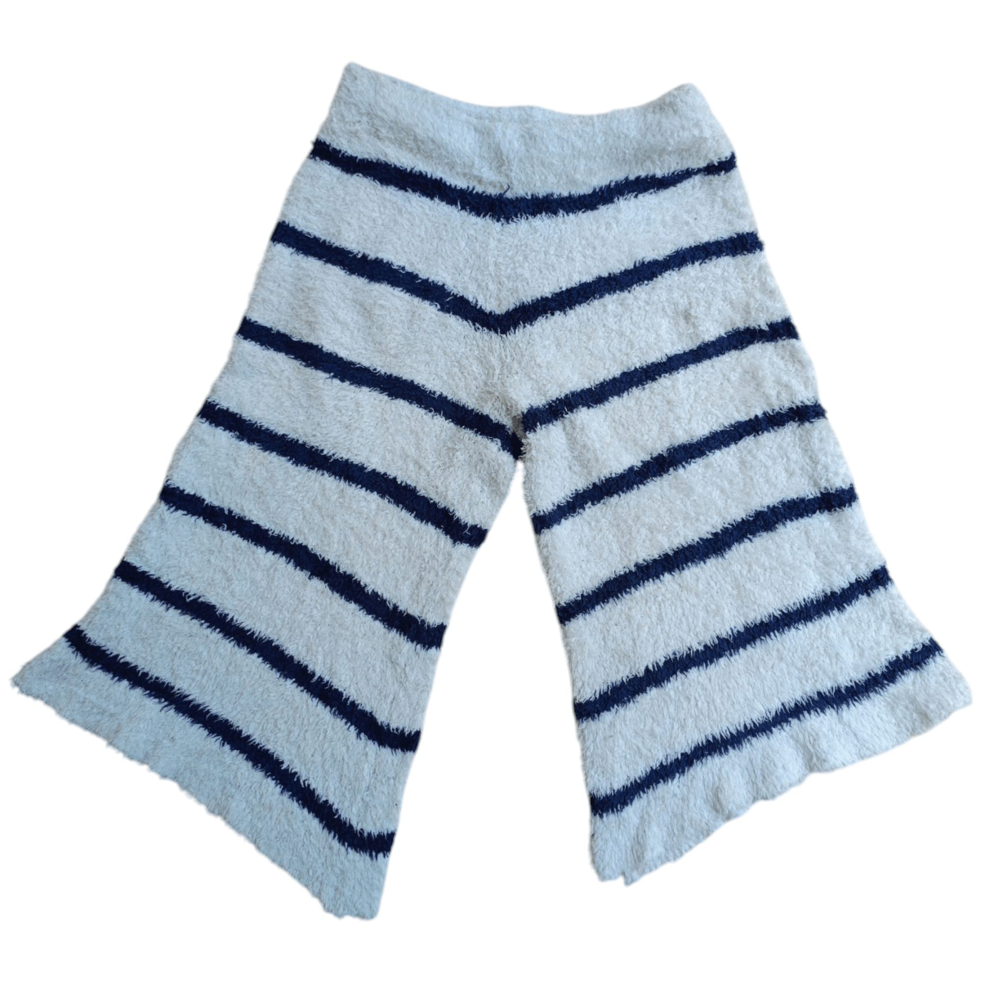 Japanese Brand × Vintage & Choice Stripe Cropped Classic Pant Vintage Streetwear Size US 38 / EU 54 - 3 Thumbnail