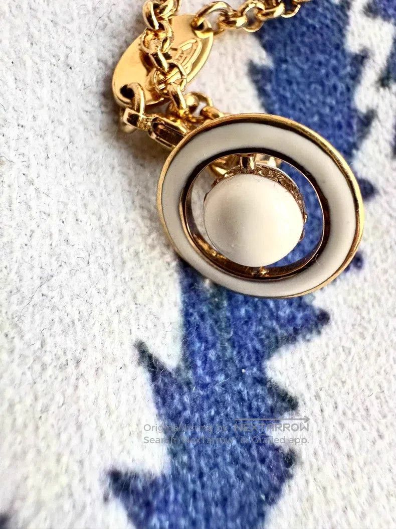 Vivienne Westwood Vivienne Westwood Vintage White Saturn Bracelet Size ONE SIZE - 4 Thumbnail