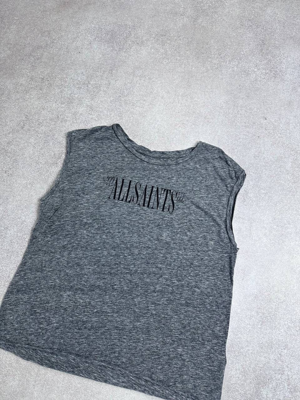 Allsaints Vintage Allsaints Big Logo Opium Tank Top M Size US M / EU 48-50 / 2 - 4 Thumbnail