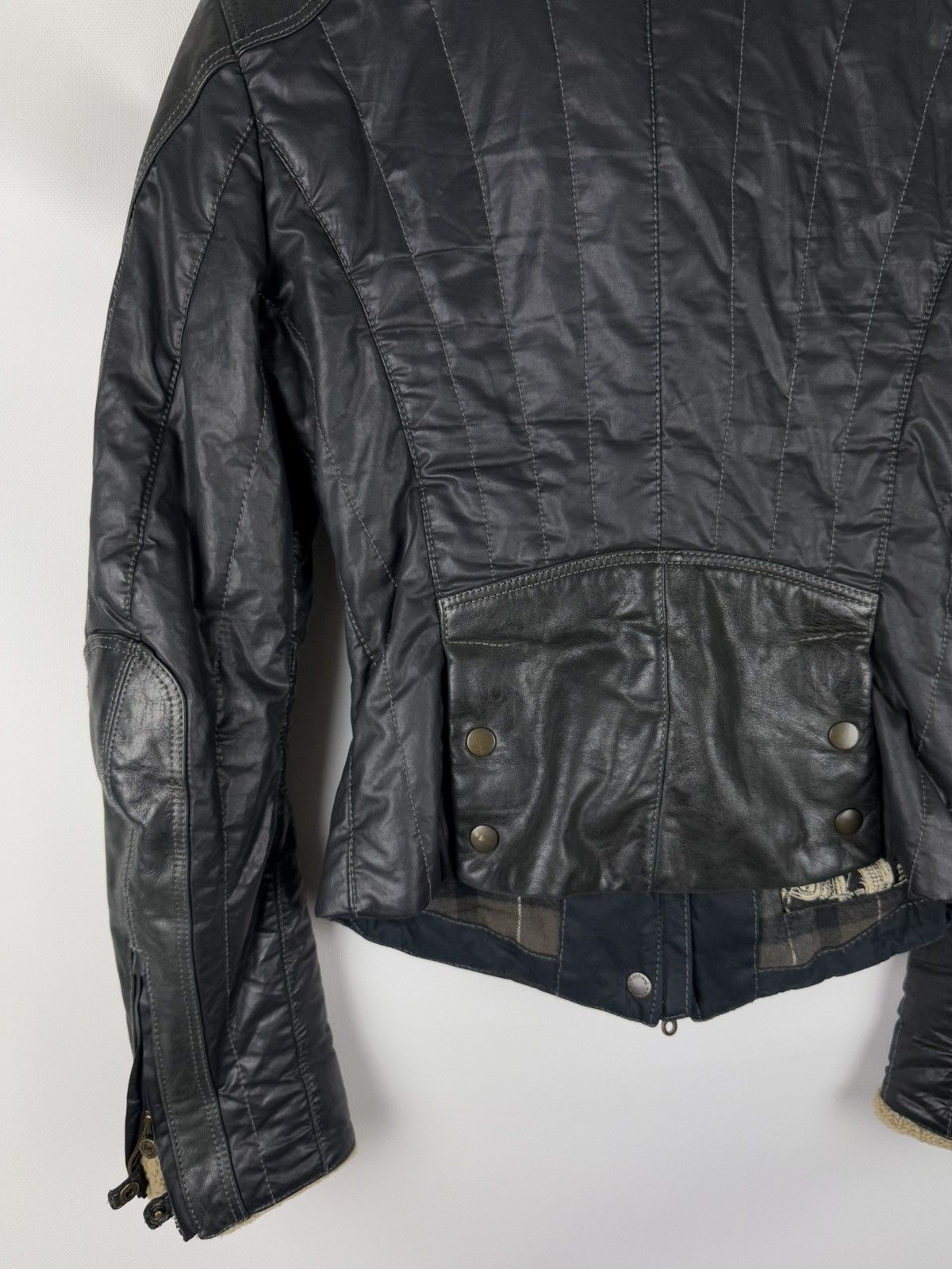 Matchless Matchless Ladies Motorcycle Biker Jacket Size 40 Size S / US 4 / IT 40 - 17 Thumbnail