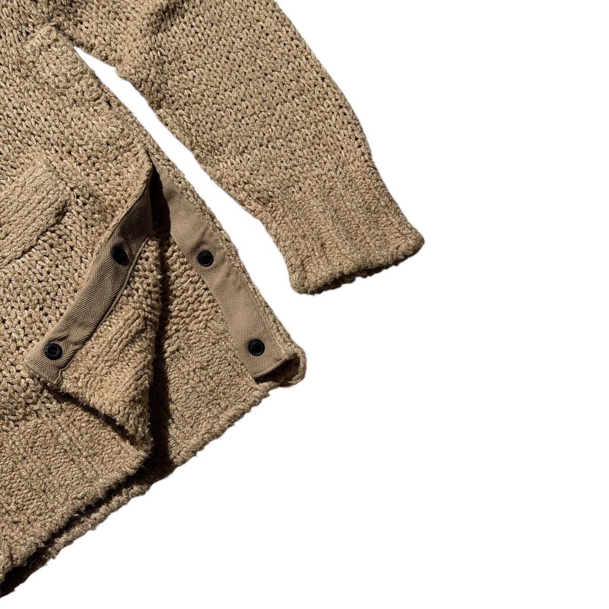 Sacai Woven distressed cardigan Size US L / EU 52-54 / 3 - 2 Thumbnail