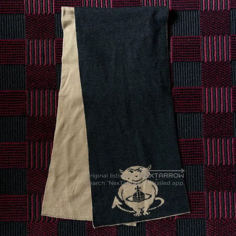 Vivienne Westwood Vivienne Westwood Saturn Demon Scarf and Neck Warmer - Vin Size ONE SIZE - 1 Thumbnail