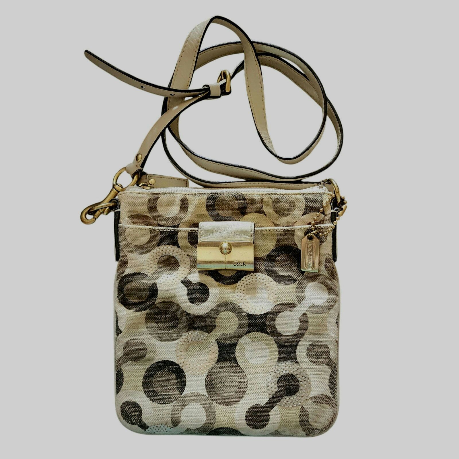 Coach Coach Kristin Swing Bag Crossbody Sequin Signature 43725 Size ONE SIZE - 1 Thumbnail