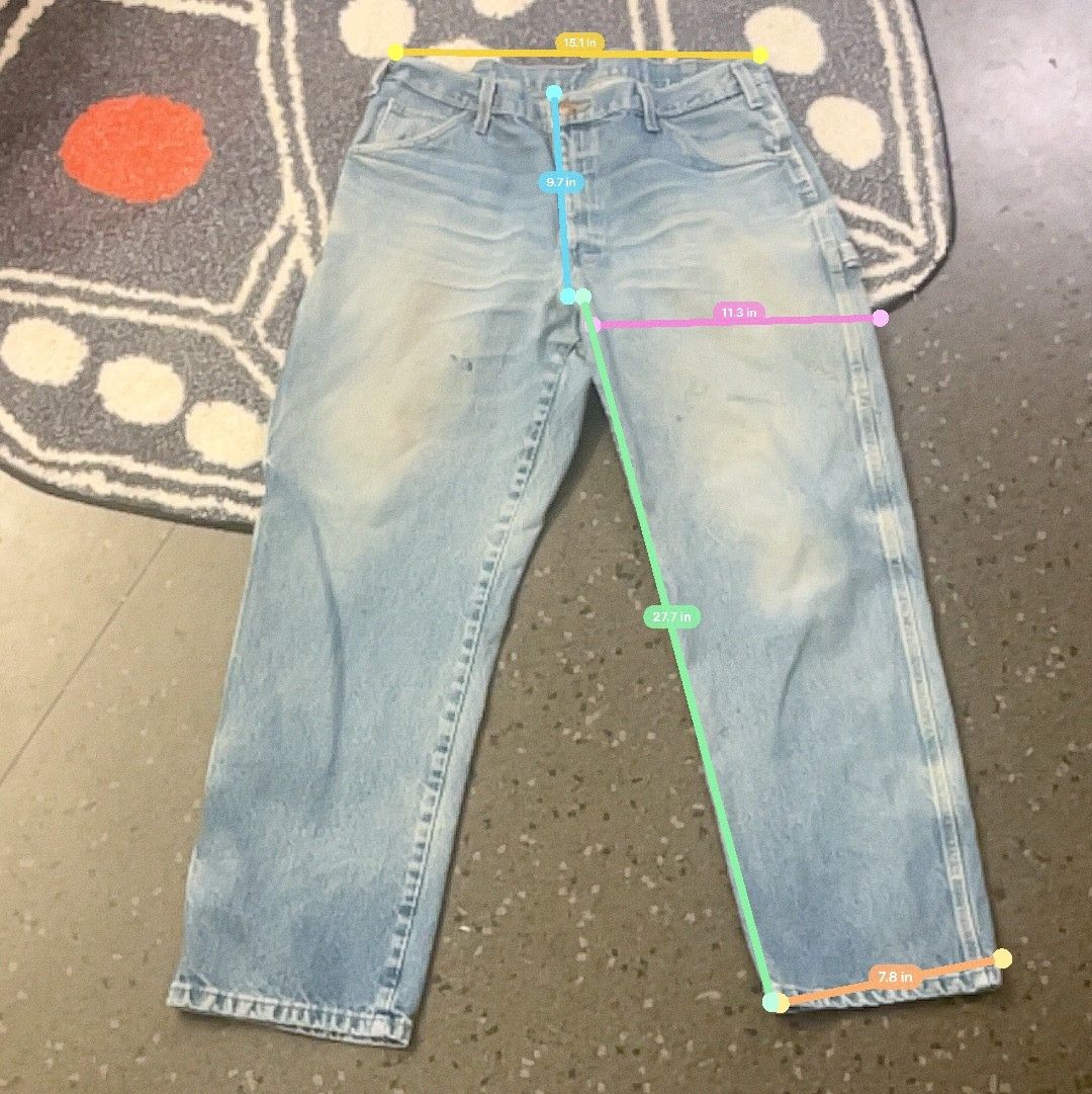 Dickies Vintage distressed and repaired Dickies Cargo Jeans Light Size US 32 / EU 48 - 4 Thumbnail