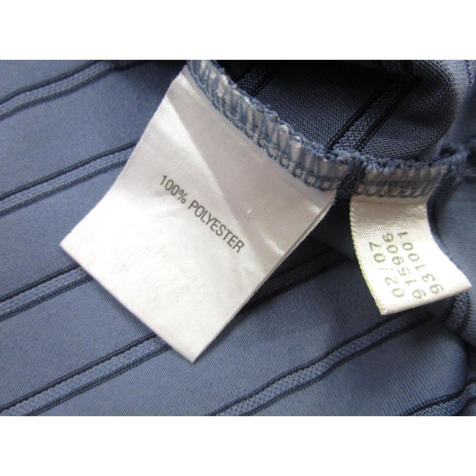 Adidas Adidas Polo Shirt Mens XL Blue ClimaCool Striped Golf Valencia CC Performance Size US XL / EU 56 / 4 - 6 Thumbnail