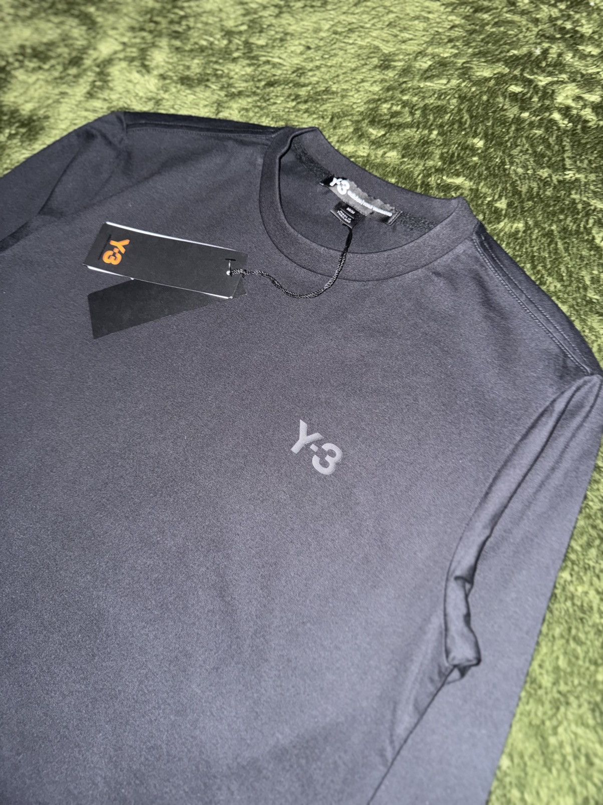 Y-3 [S] Y-3 Yohji Yamamoto Wms All Blacks Tribute Long Sleeve Size S / US 4 / IT 40 - 3 Thumbnail